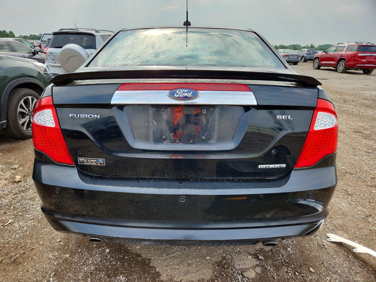 2012 Ford Fusion Sel Black vin: 3FAHP0JGXCR114785