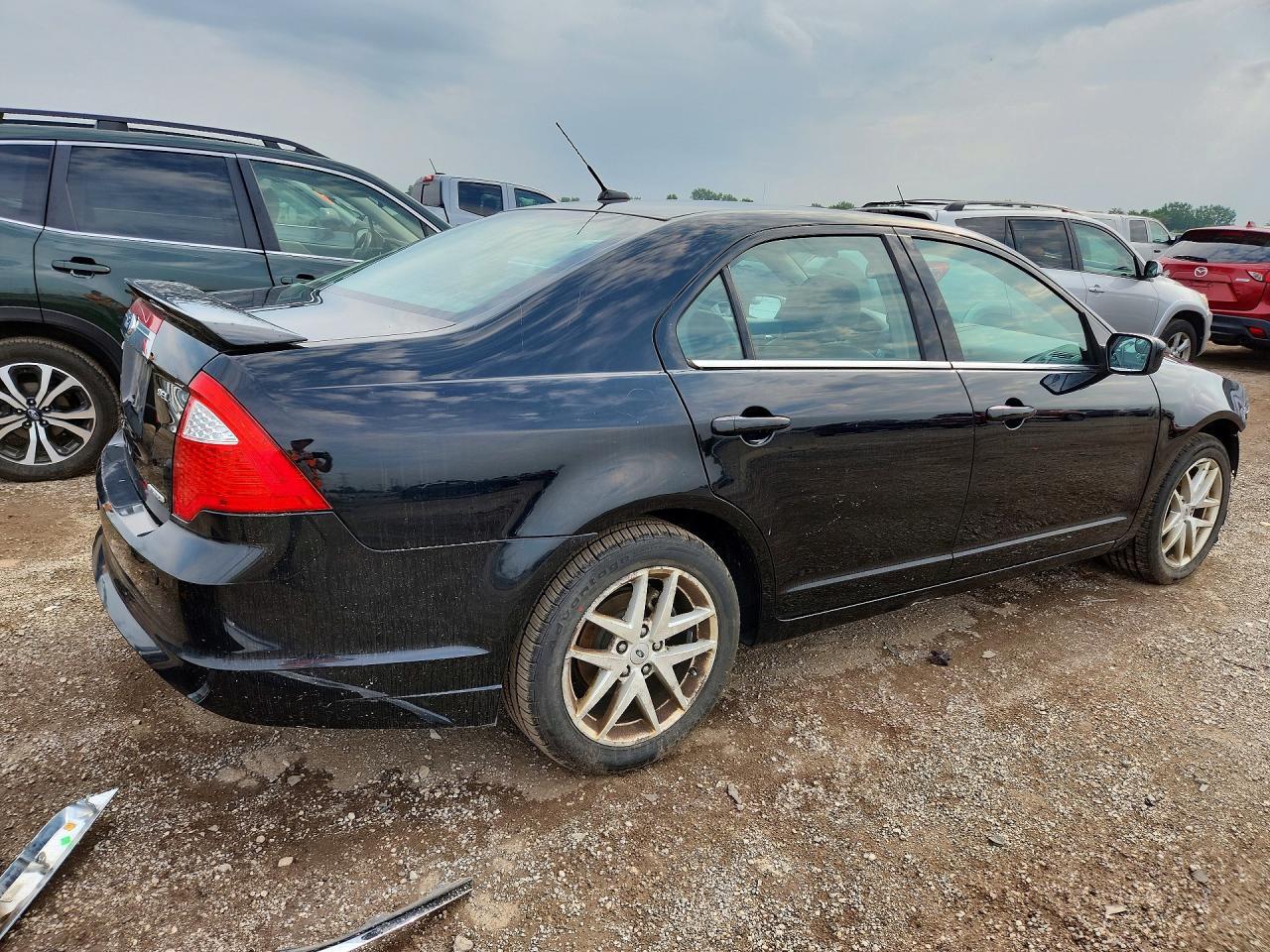 2012 Ford Fusion Sel Black vin: 3FAHP0JGXCR114785