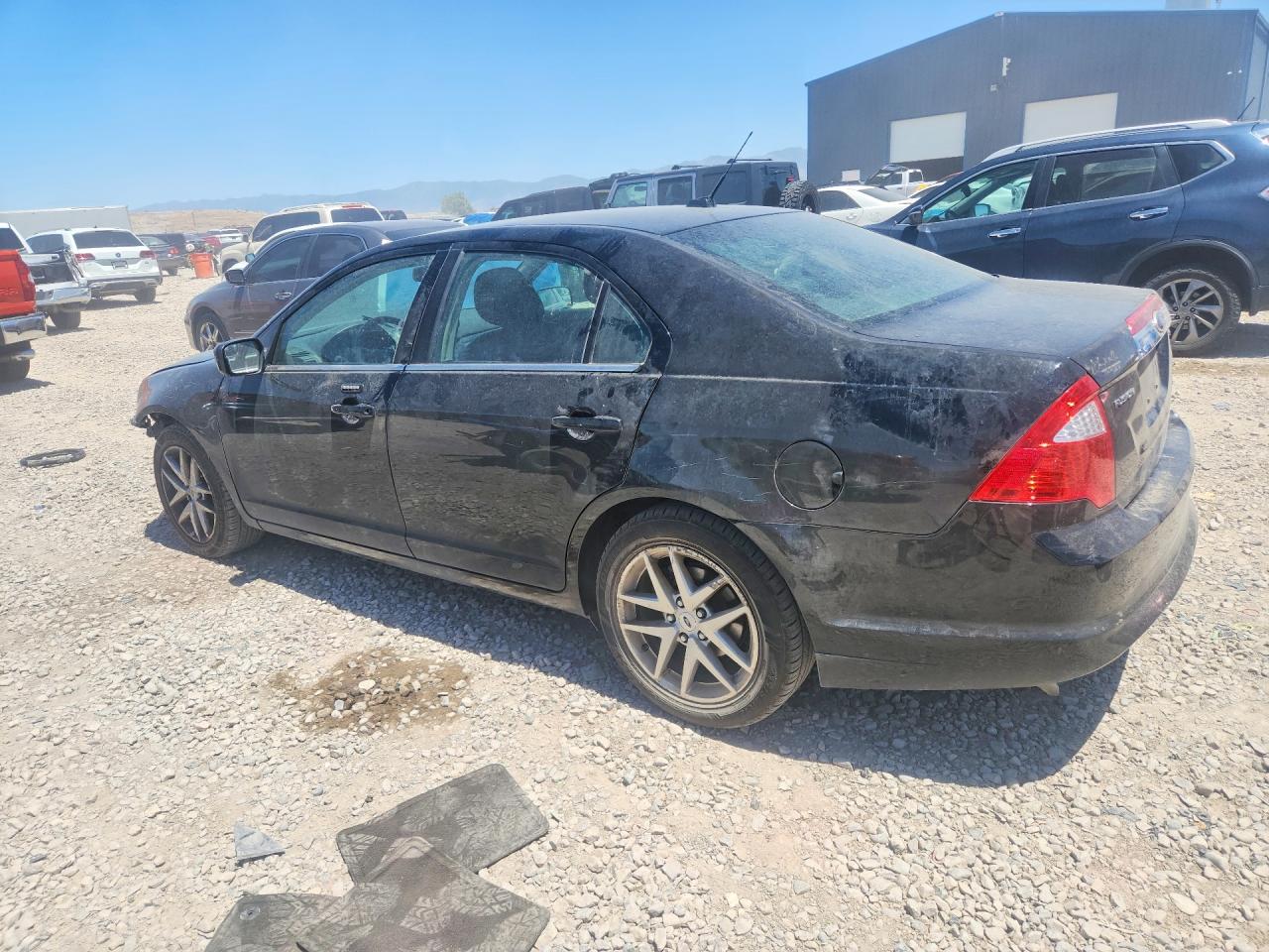 2012 Ford Fusion Sel Black vin: 3FAHP0JGXCR165445