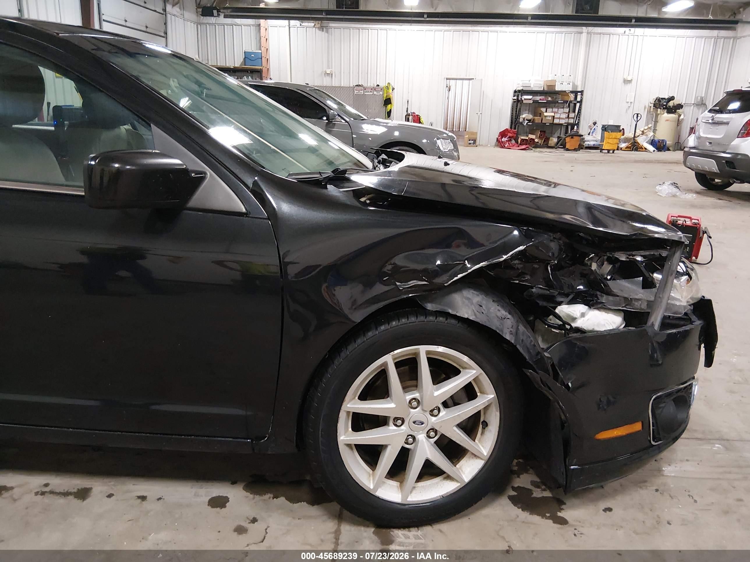 2012 Ford Fusion Sel Black vin: 3FAHP0JGXCR274309