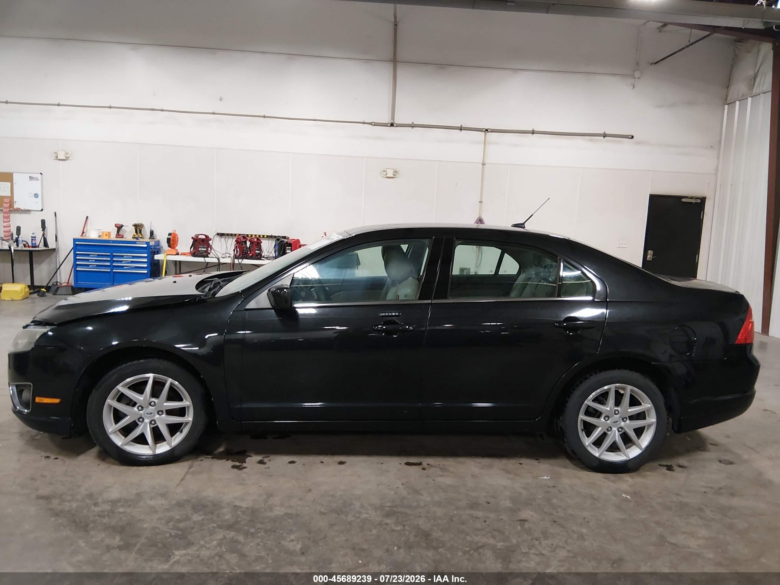 2012 Ford Fusion Sel Black vin: 3FAHP0JGXCR274309