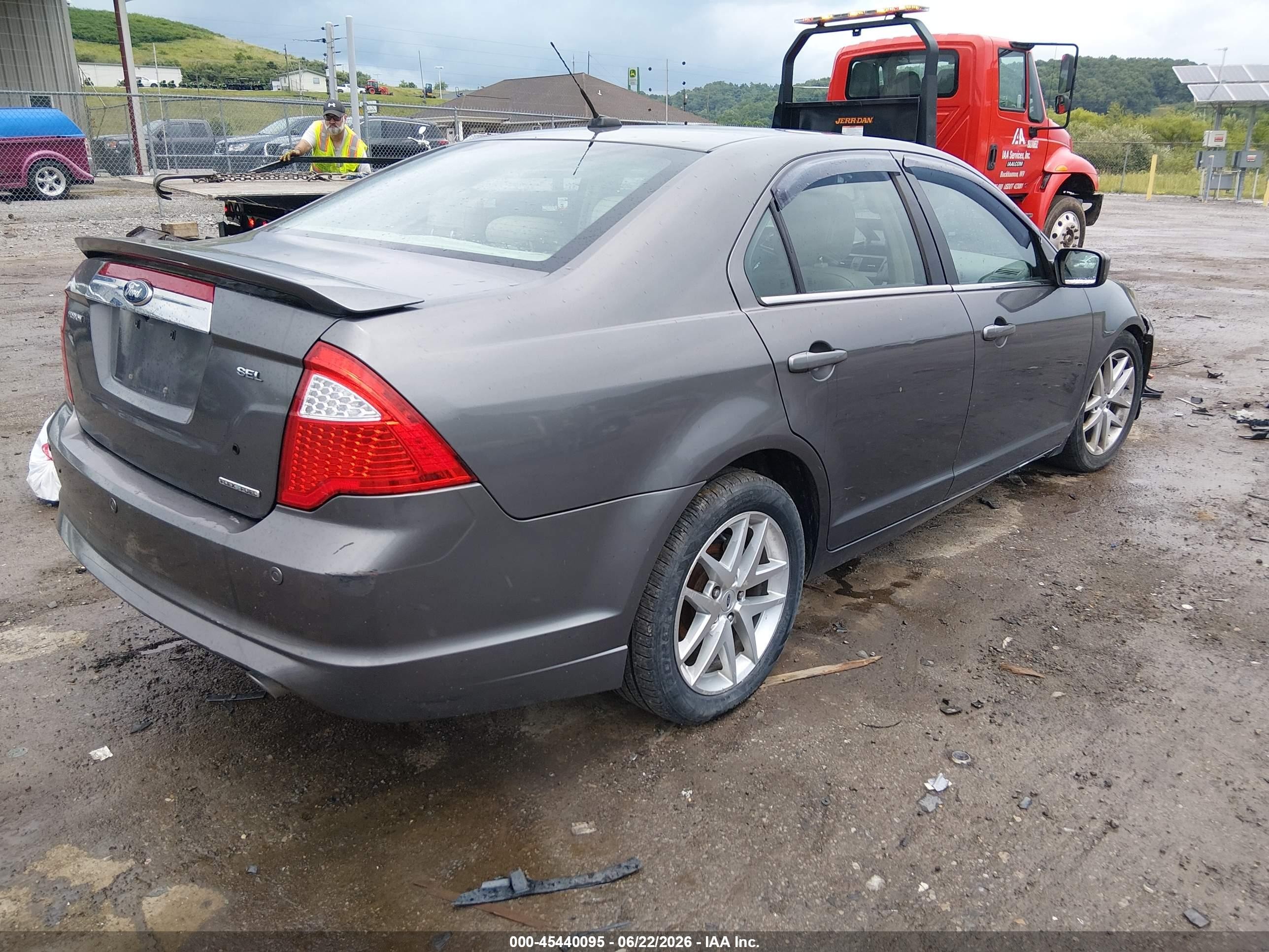 2012 Ford Fusion Sel Gray vin: 3FAHP0JGXCR324965