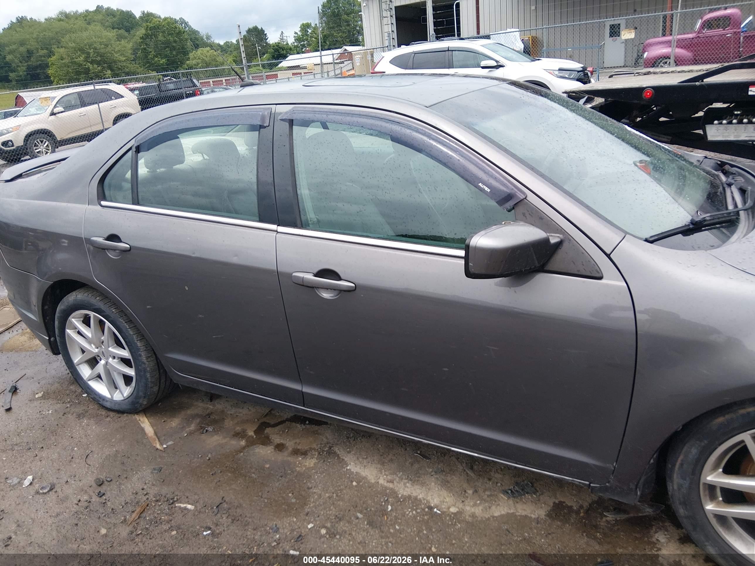2012 Ford Fusion Sel Gray vin: 3FAHP0JGXCR324965