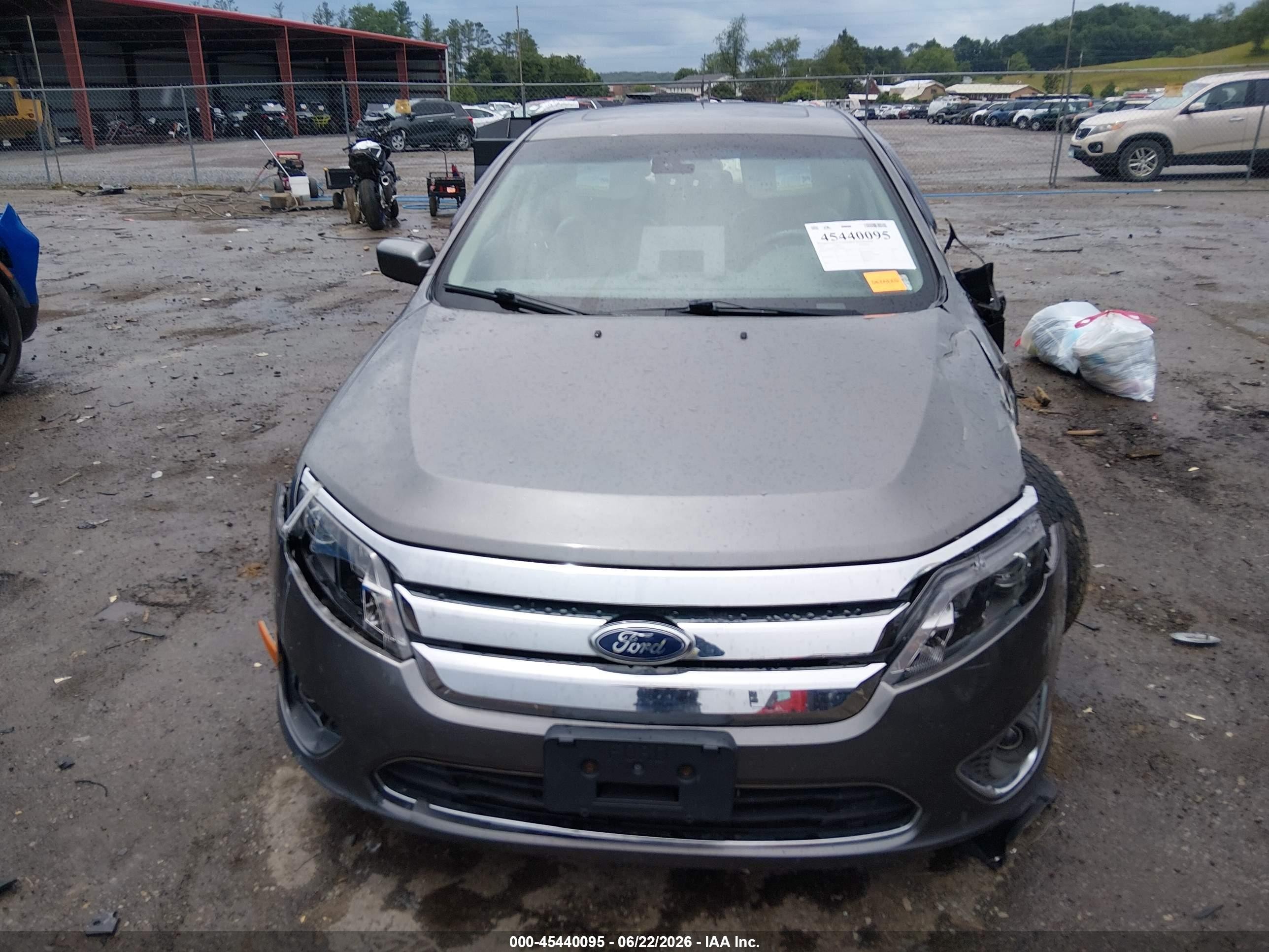 2012 Ford Fusion Sel Gray vin: 3FAHP0JGXCR324965