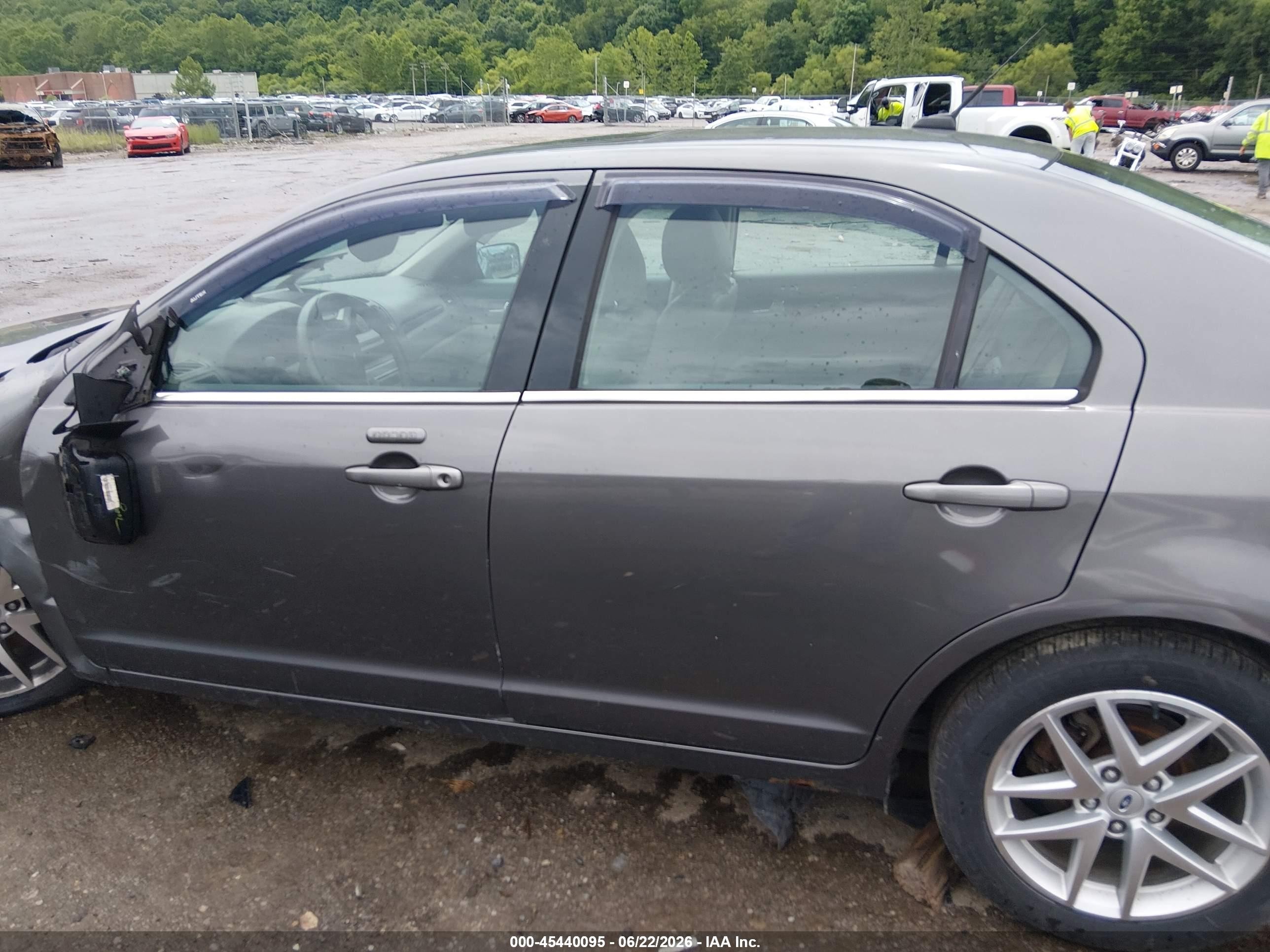 2012 Ford Fusion Sel Gray vin: 3FAHP0JGXCR324965