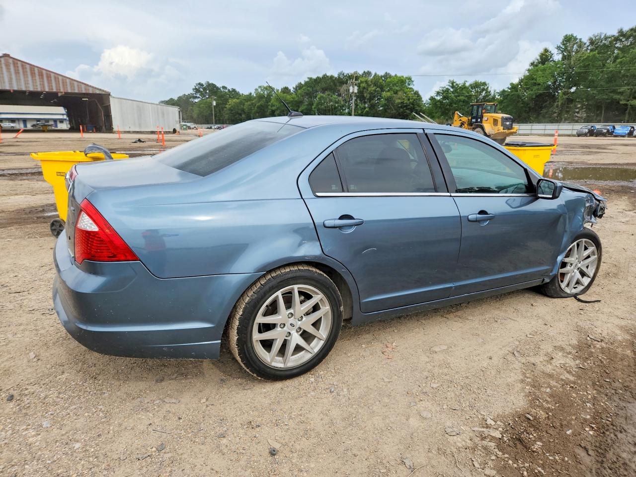 2012 Ford Fusion Blue vin: 3FAHP0JGXCR417341