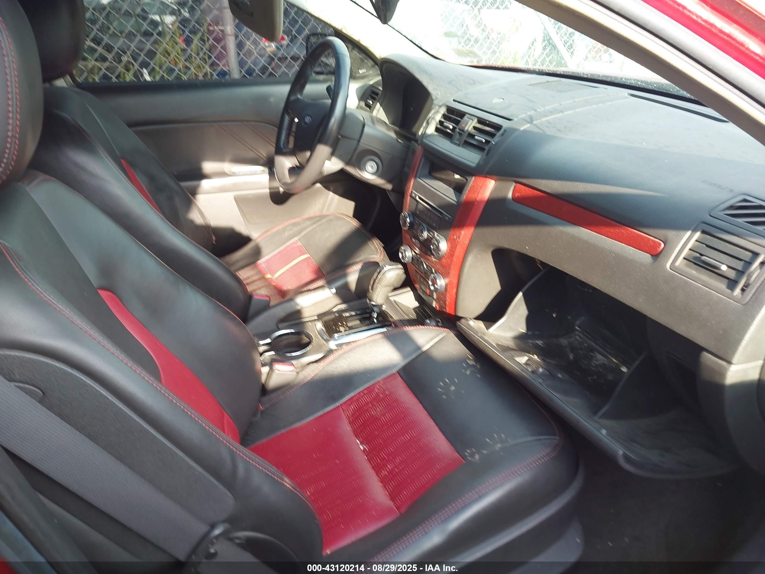 2010 Ford Fusion Sport Красный vin: 3FAHP0KC0AR189245