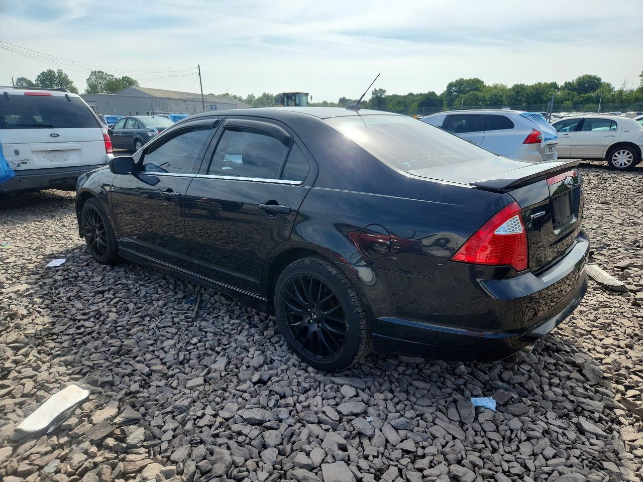 2011 Ford Fusion Sport Black vin: 3FAHP0KC0BR182393