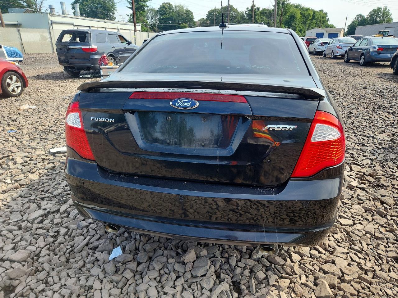 2011 Ford Fusion Sport Black vin: 3FAHP0KC0BR182393