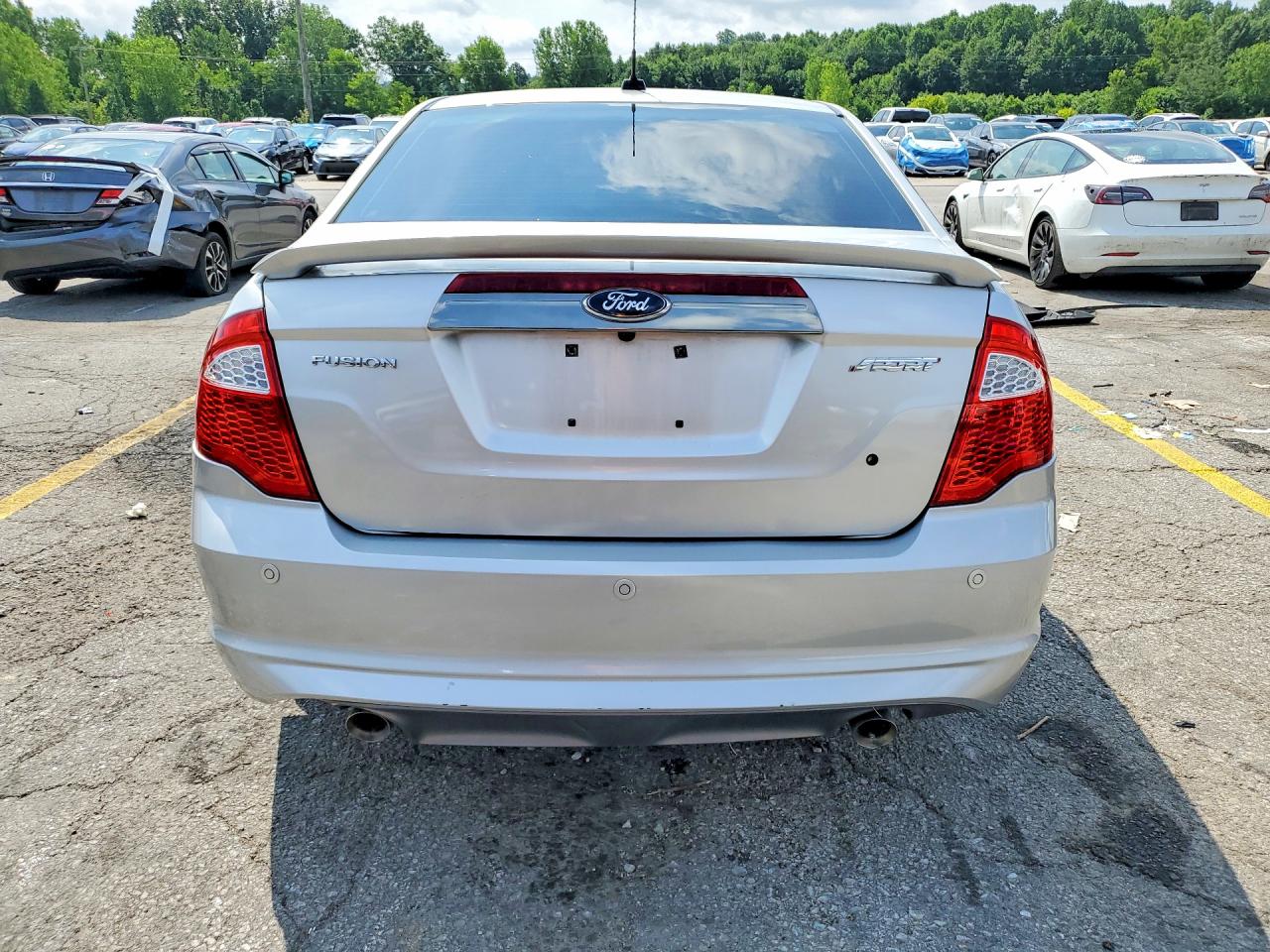 2011 Ford Fusion Sport Silver vin: 3FAHP0KC0BR232399