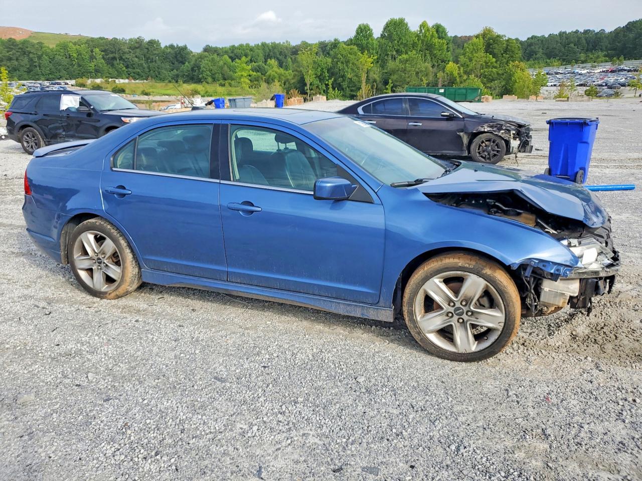2010 Ford Fusion Sport Blue vin: 3FAHP0KC1AR147649
