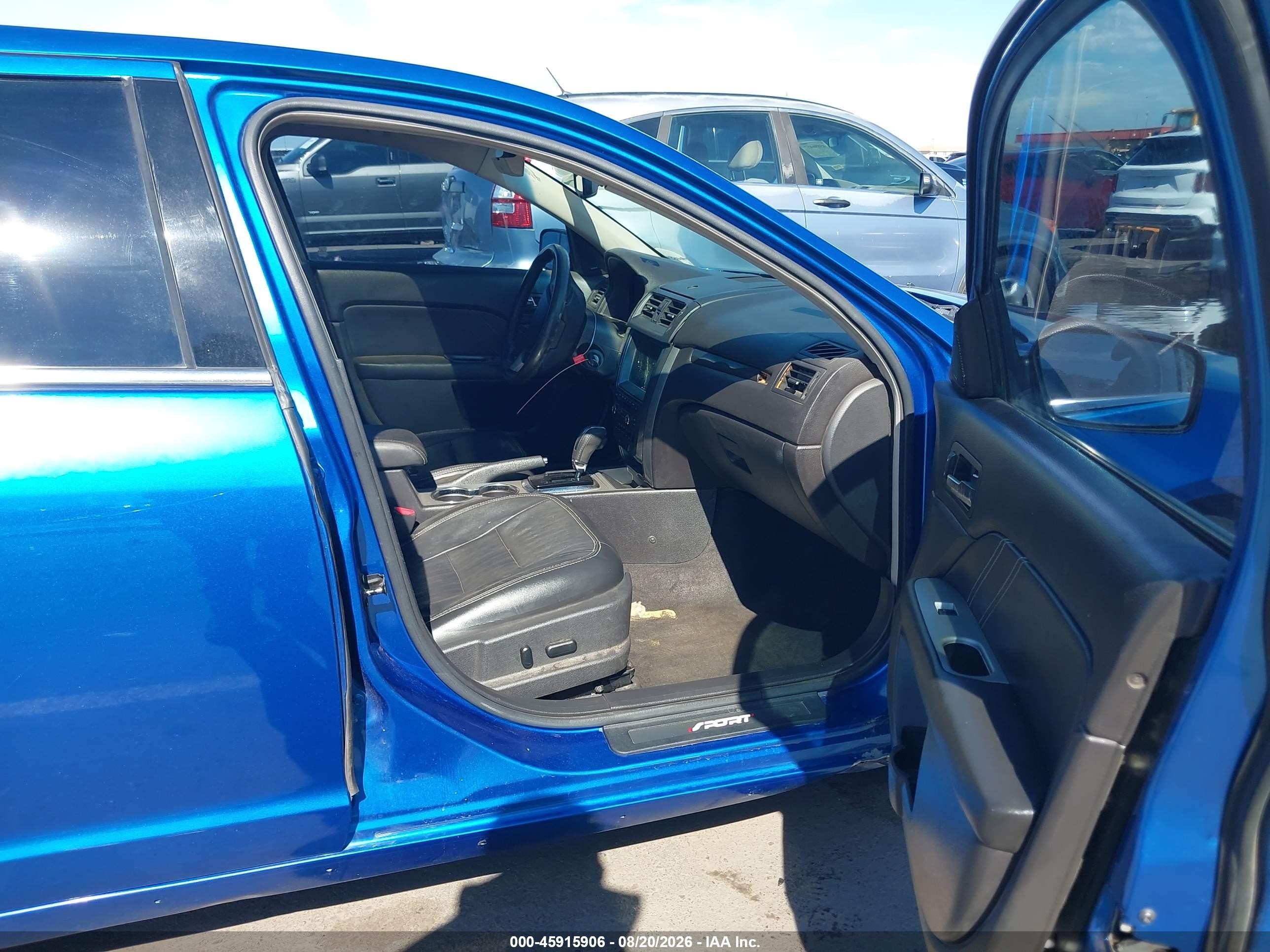2011 Ford Fusion Sport Синий vin: 3FAHP0KC1BR131548