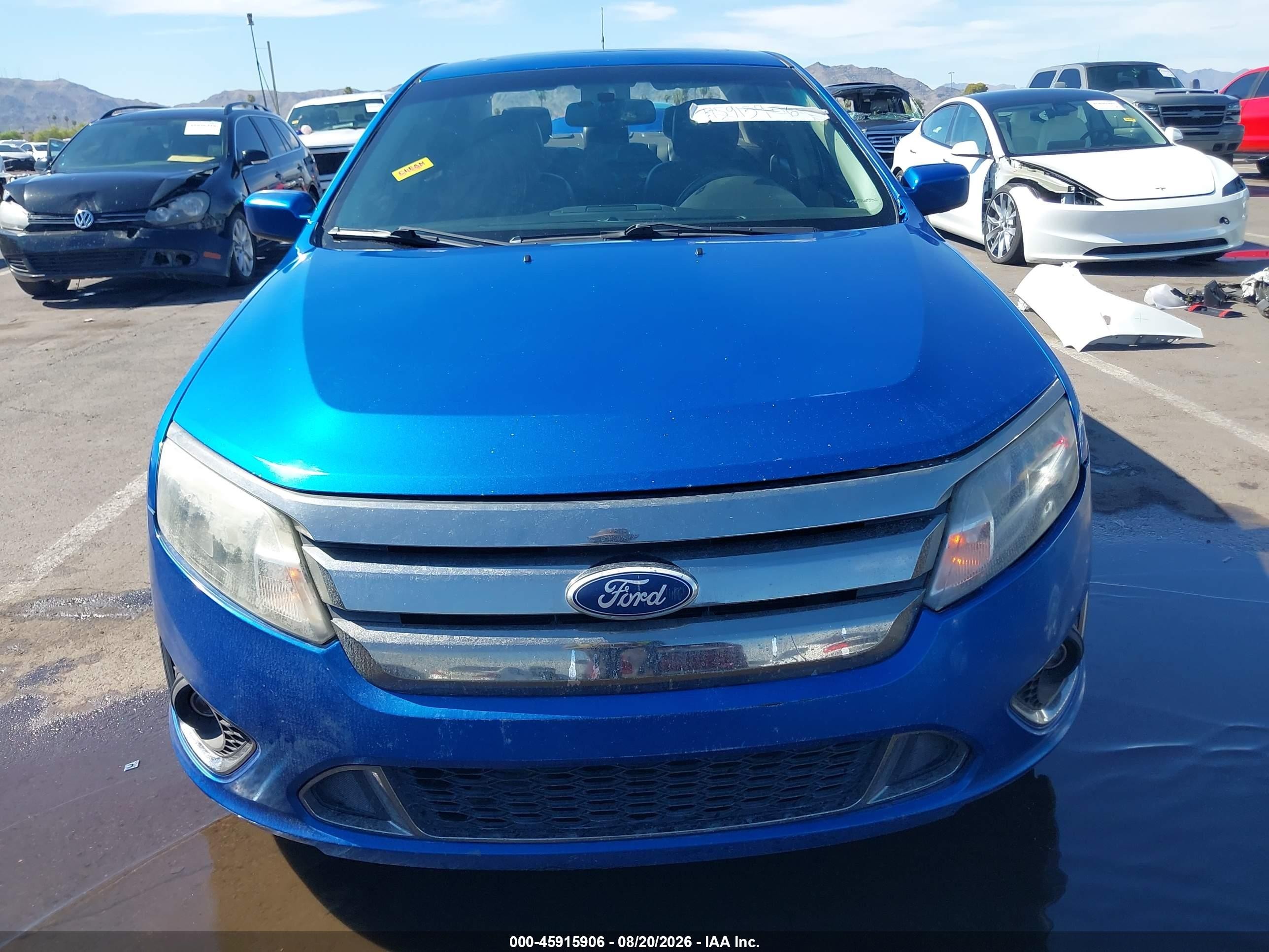 2011 Ford Fusion Sport Синий vin: 3FAHP0KC1BR131548