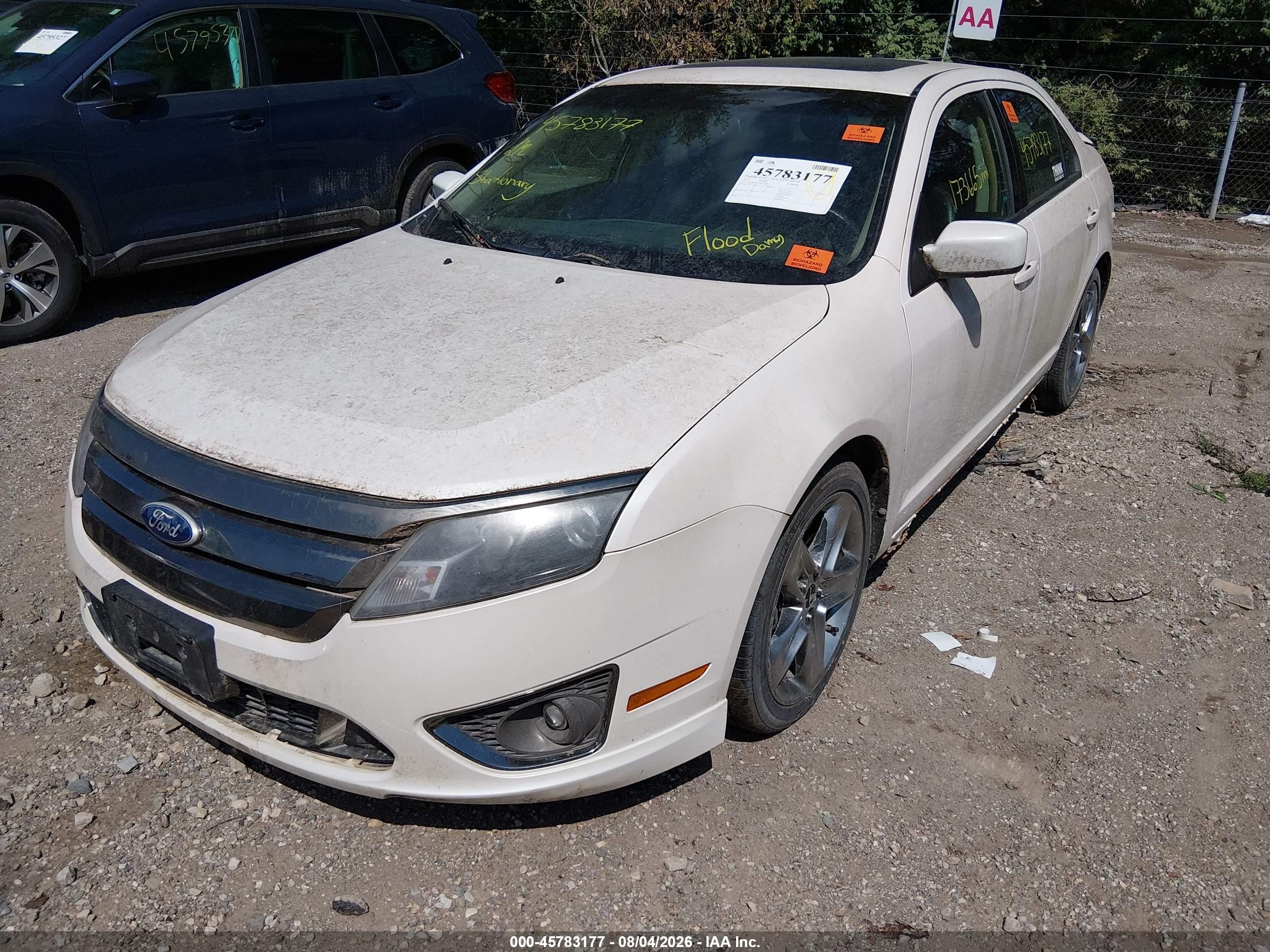 2011 Ford Fusion Sport White vin: 3FAHP0KC1BR159897