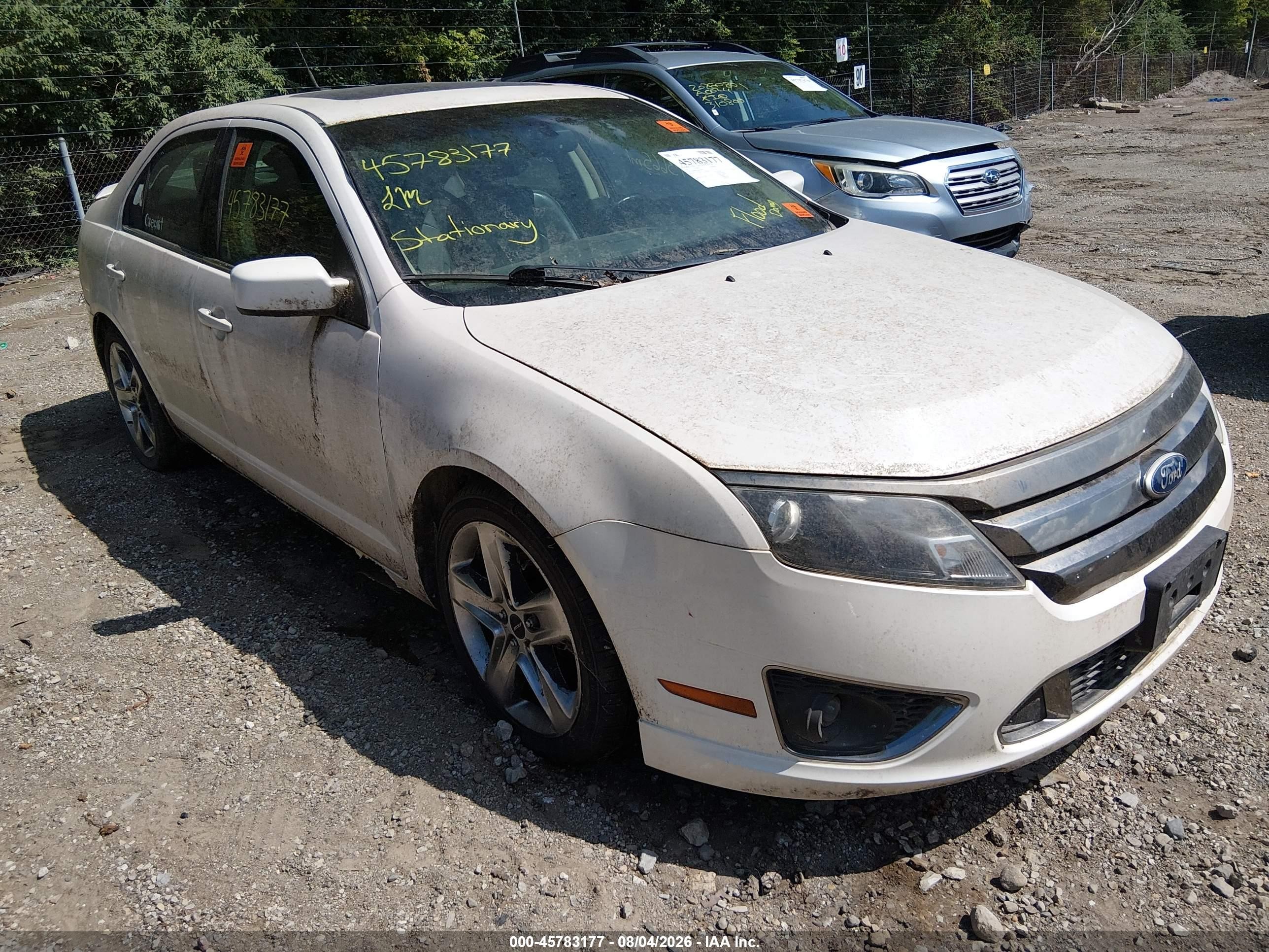2011 Ford Fusion Sport White vin: 3FAHP0KC1BR159897