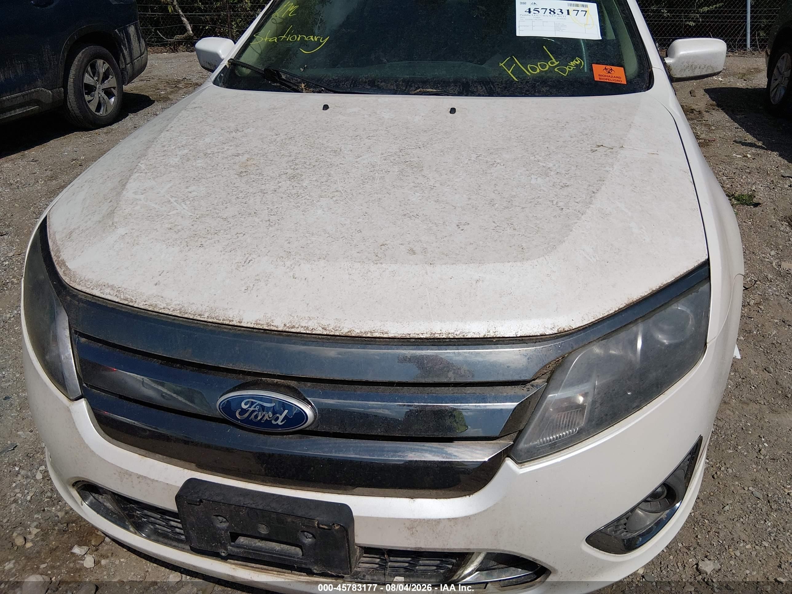 2011 Ford Fusion Sport White vin: 3FAHP0KC1BR159897
