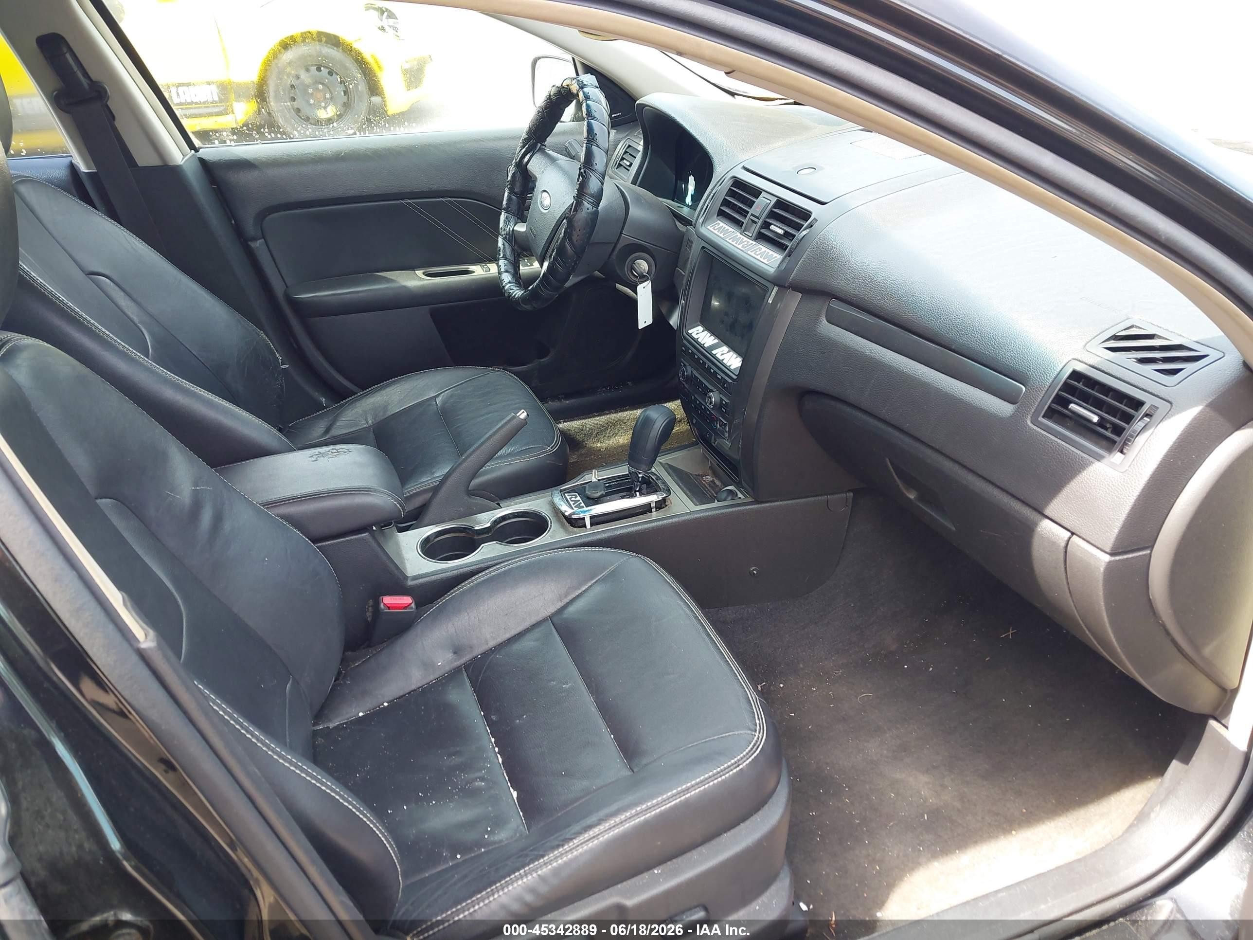 2012 Ford Fusion Sport Black vin: 3FAHP0KC1CR254784