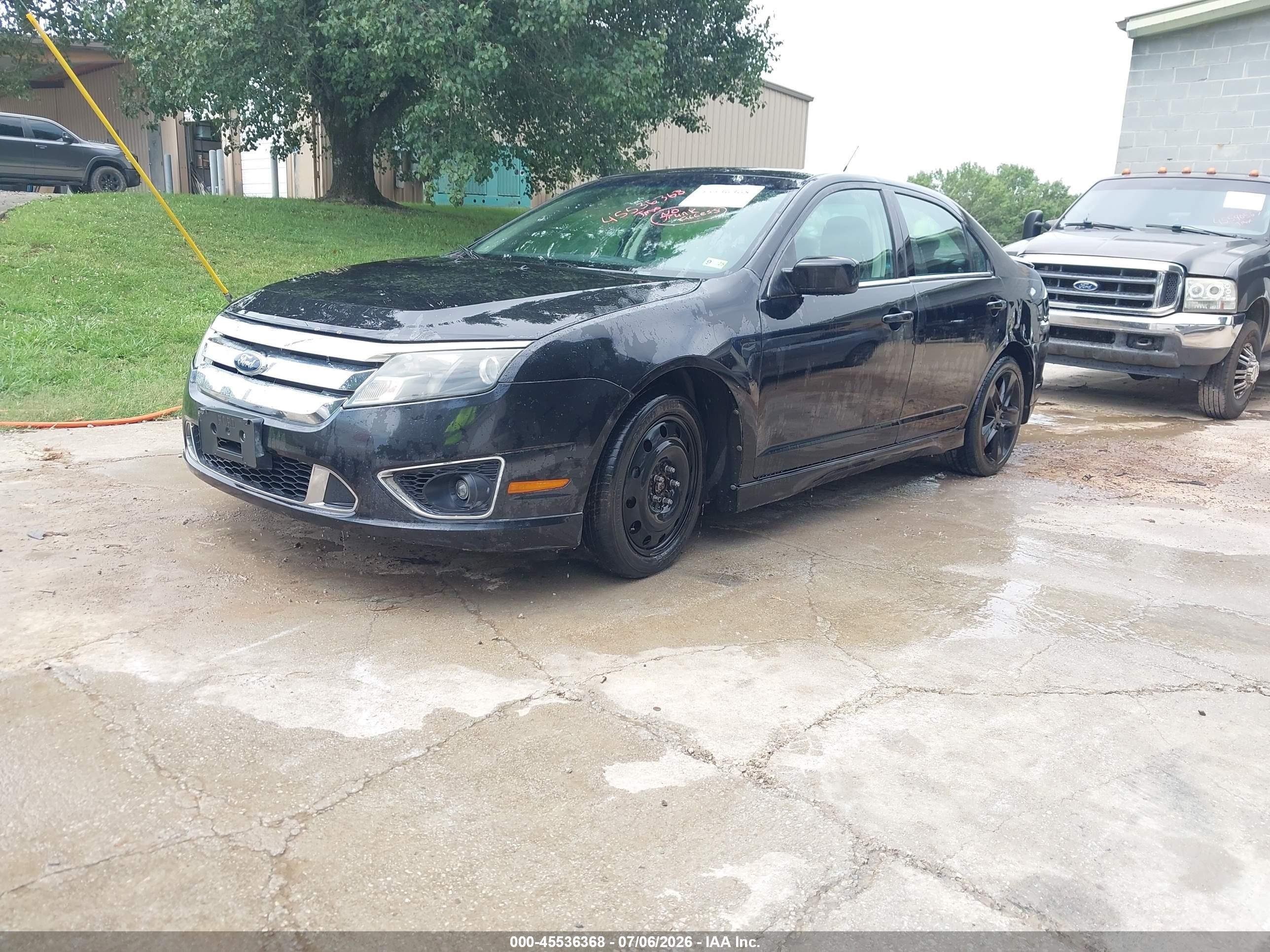 2010 Ford Fusion Sport Black vin: 3FAHP0KC2AR122551