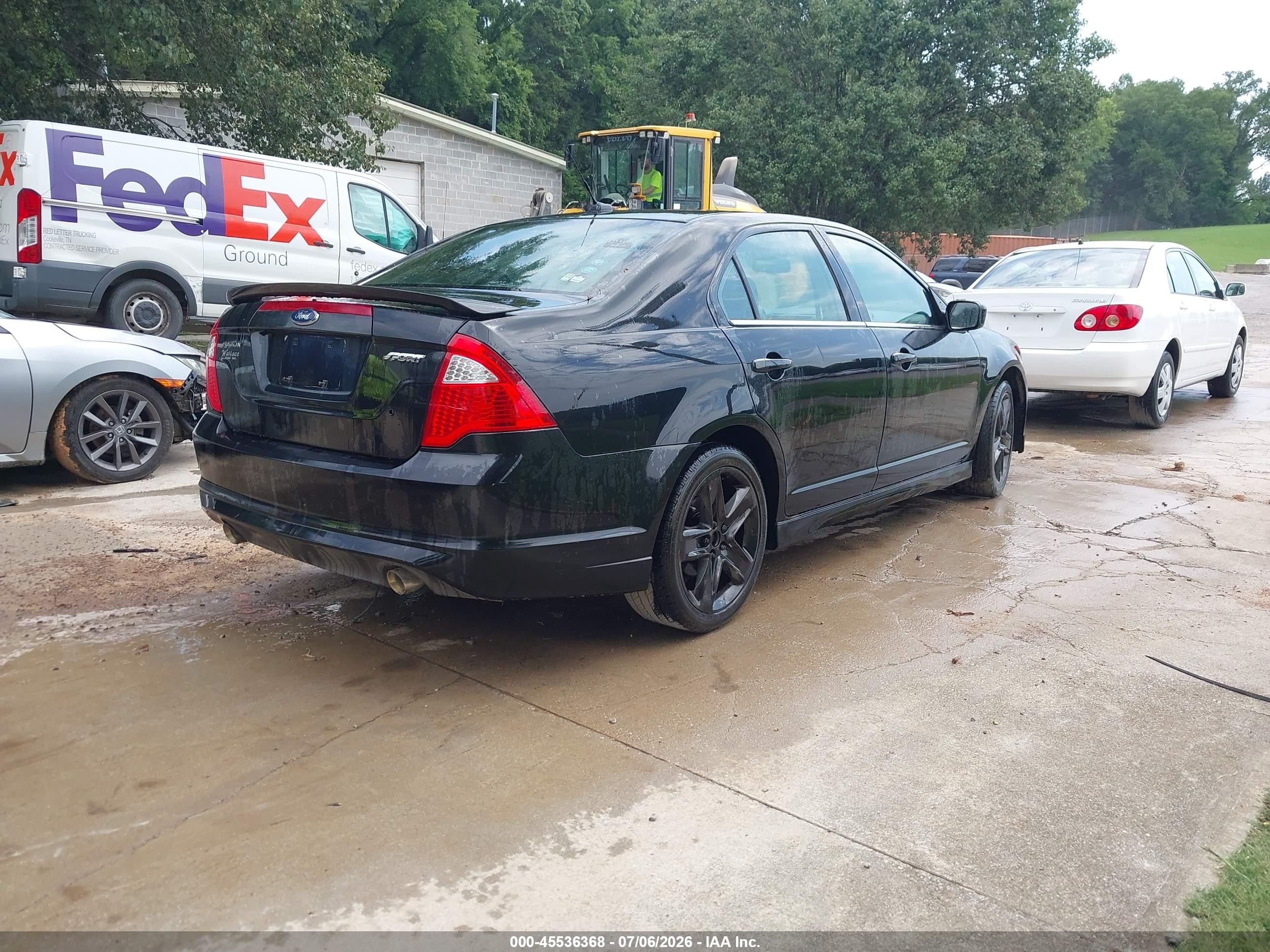 2010 Ford Fusion Sport Black vin: 3FAHP0KC2AR122551