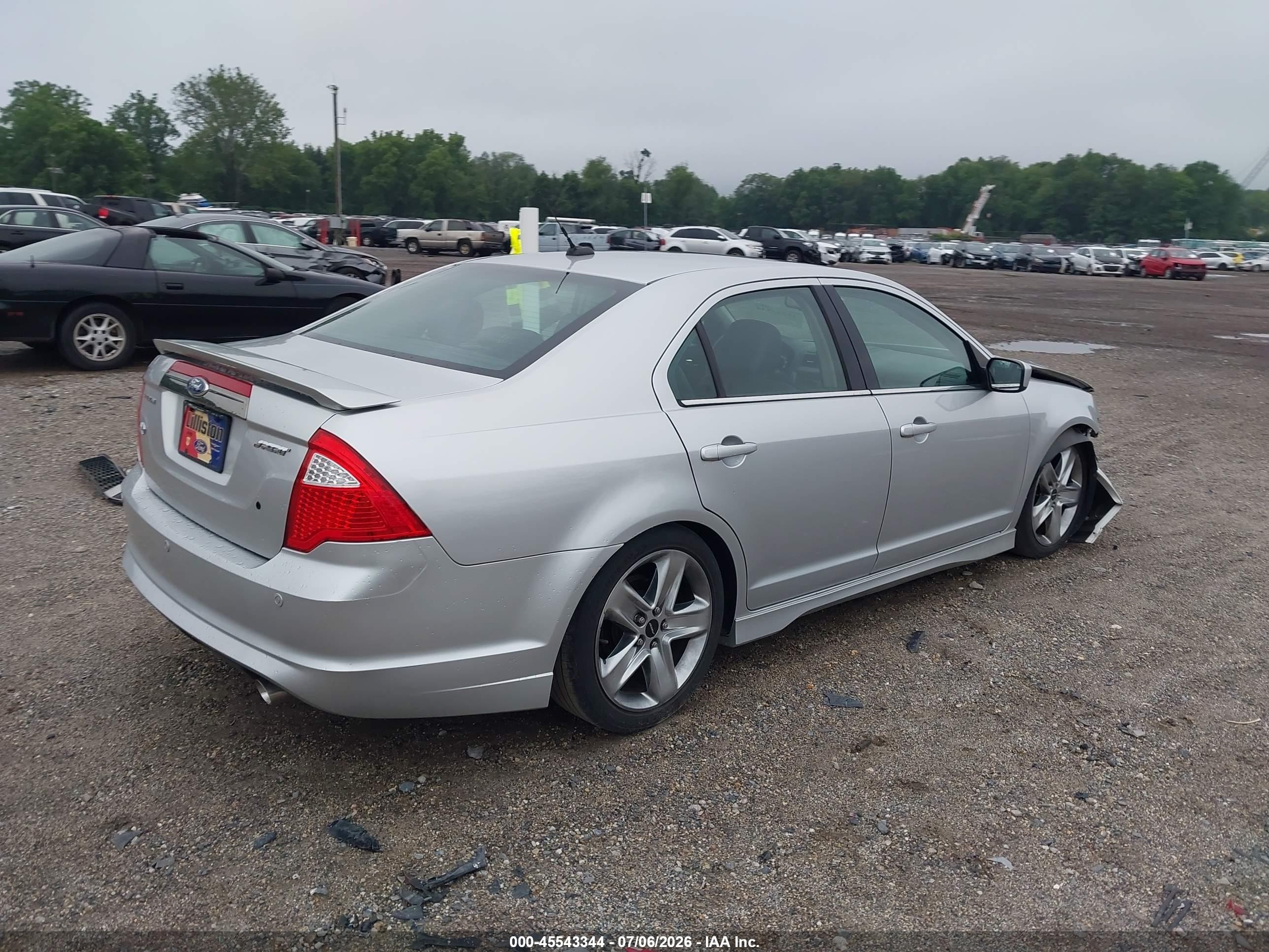 2011 Ford Fusion Sport Серебряный vin: 3FAHP0KC2BR199051