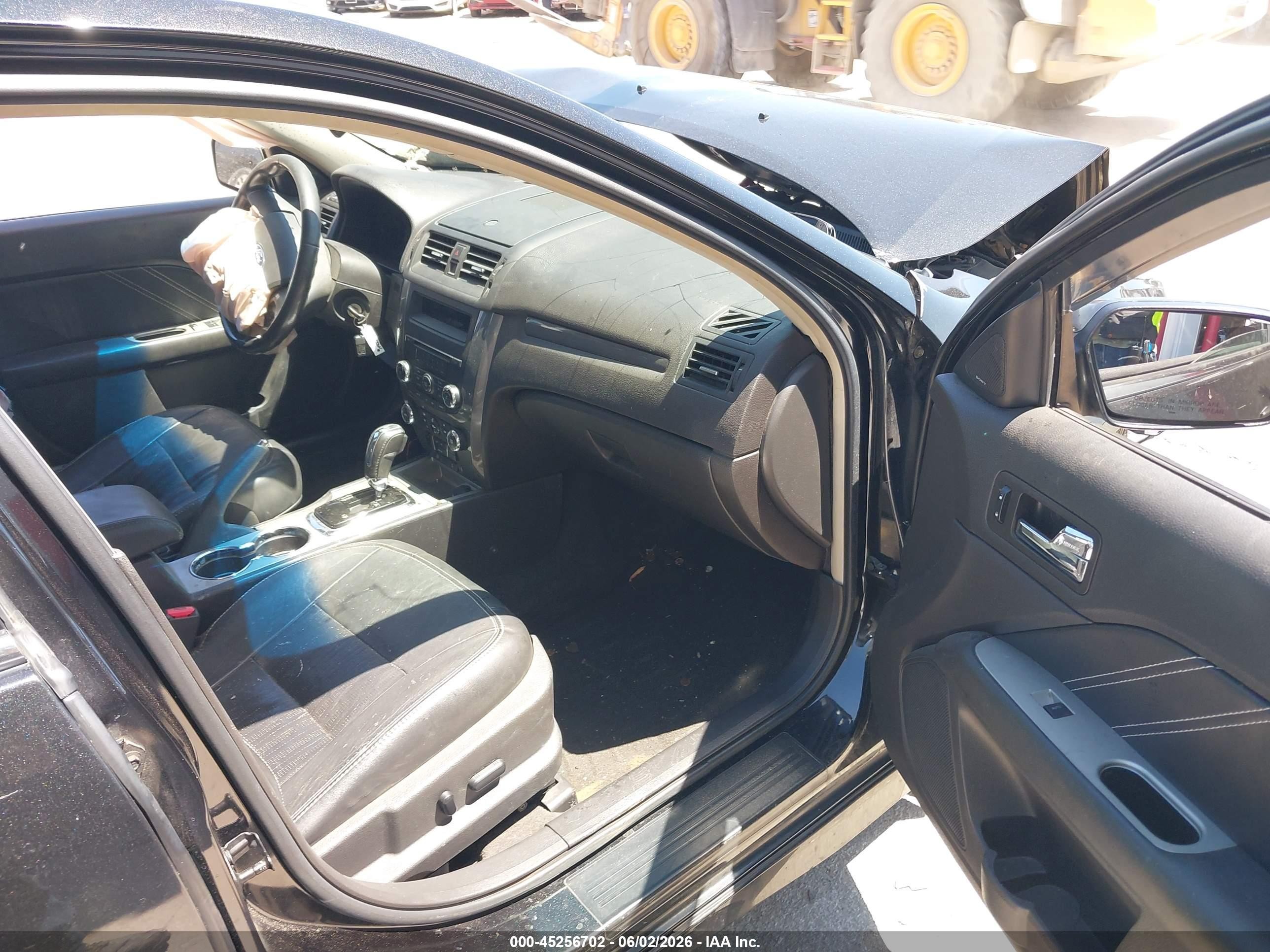 2011 Ford Fusion Sport Black vin: 3FAHP0KC3BR296243