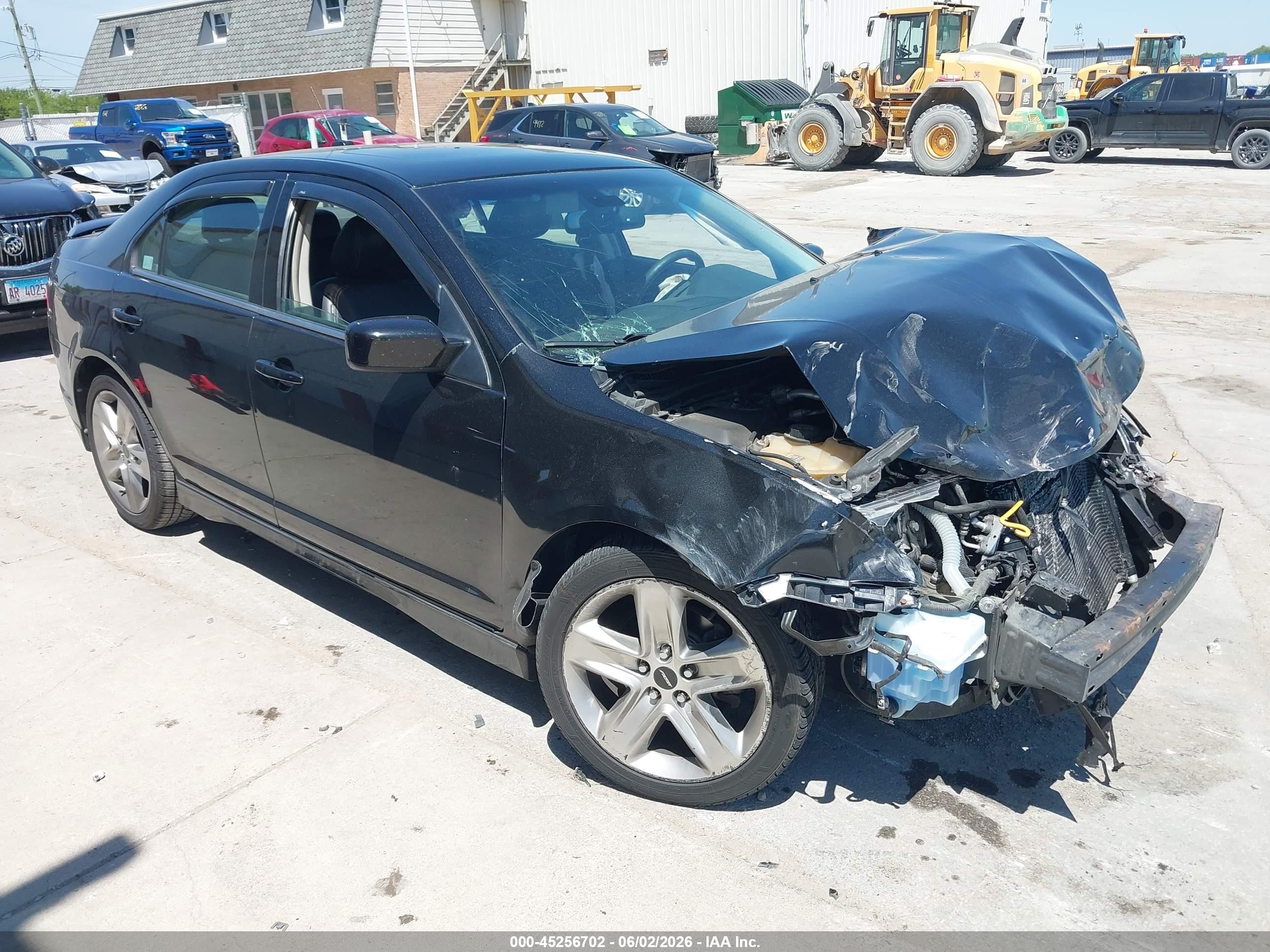 2011 Ford Fusion Sport Black vin: 3FAHP0KC3BR296243