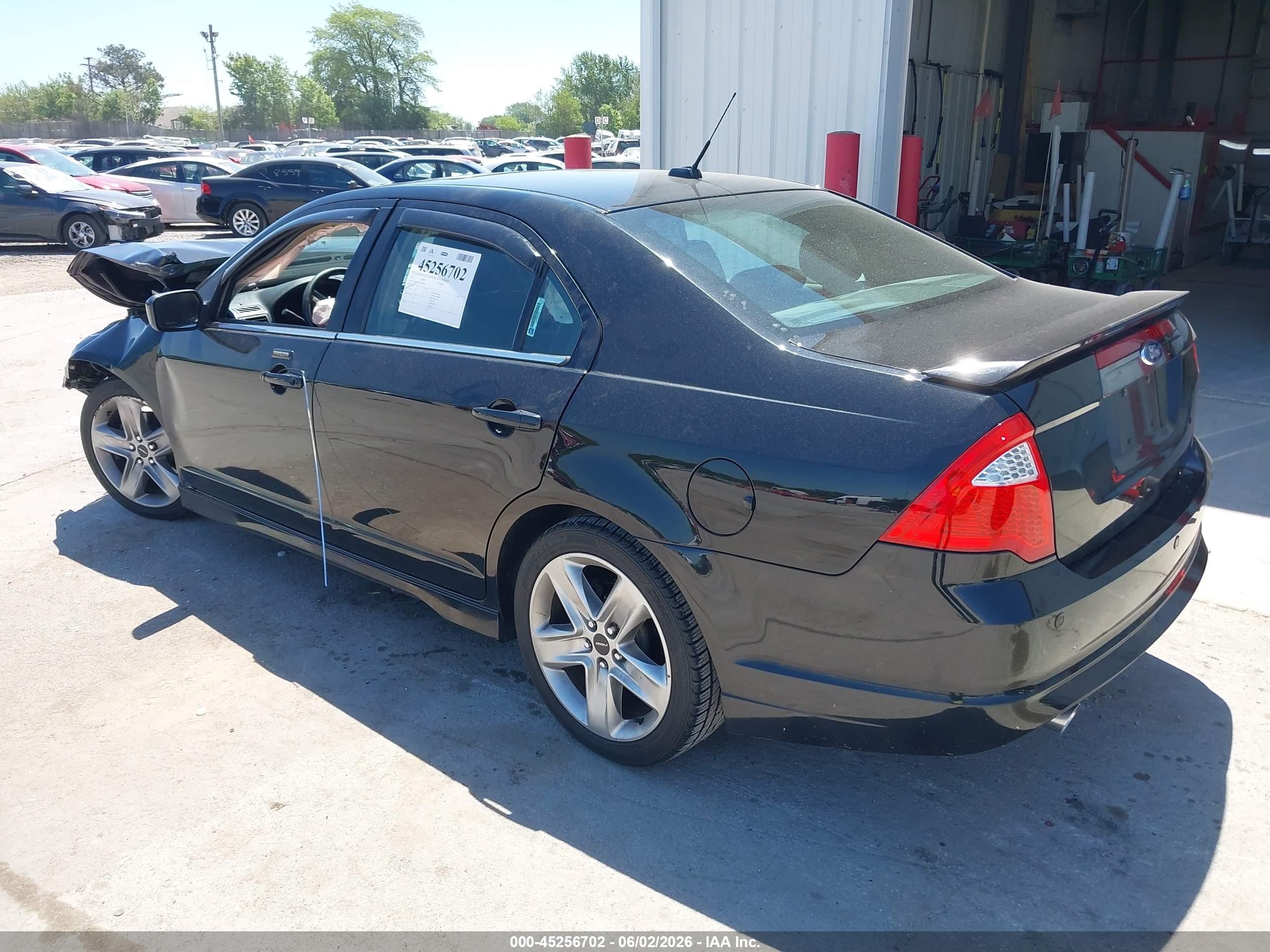 2011 Ford Fusion Sport Black vin: 3FAHP0KC3BR296243