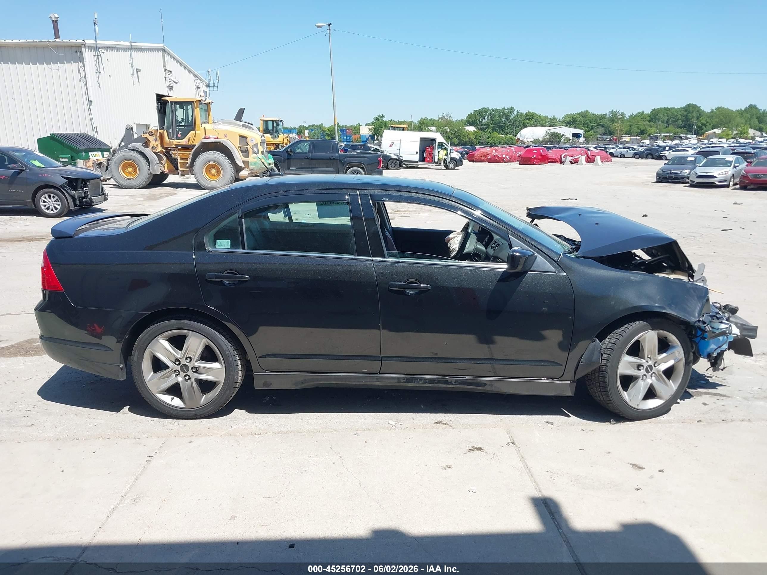2011 Ford Fusion Sport Black vin: 3FAHP0KC3BR296243