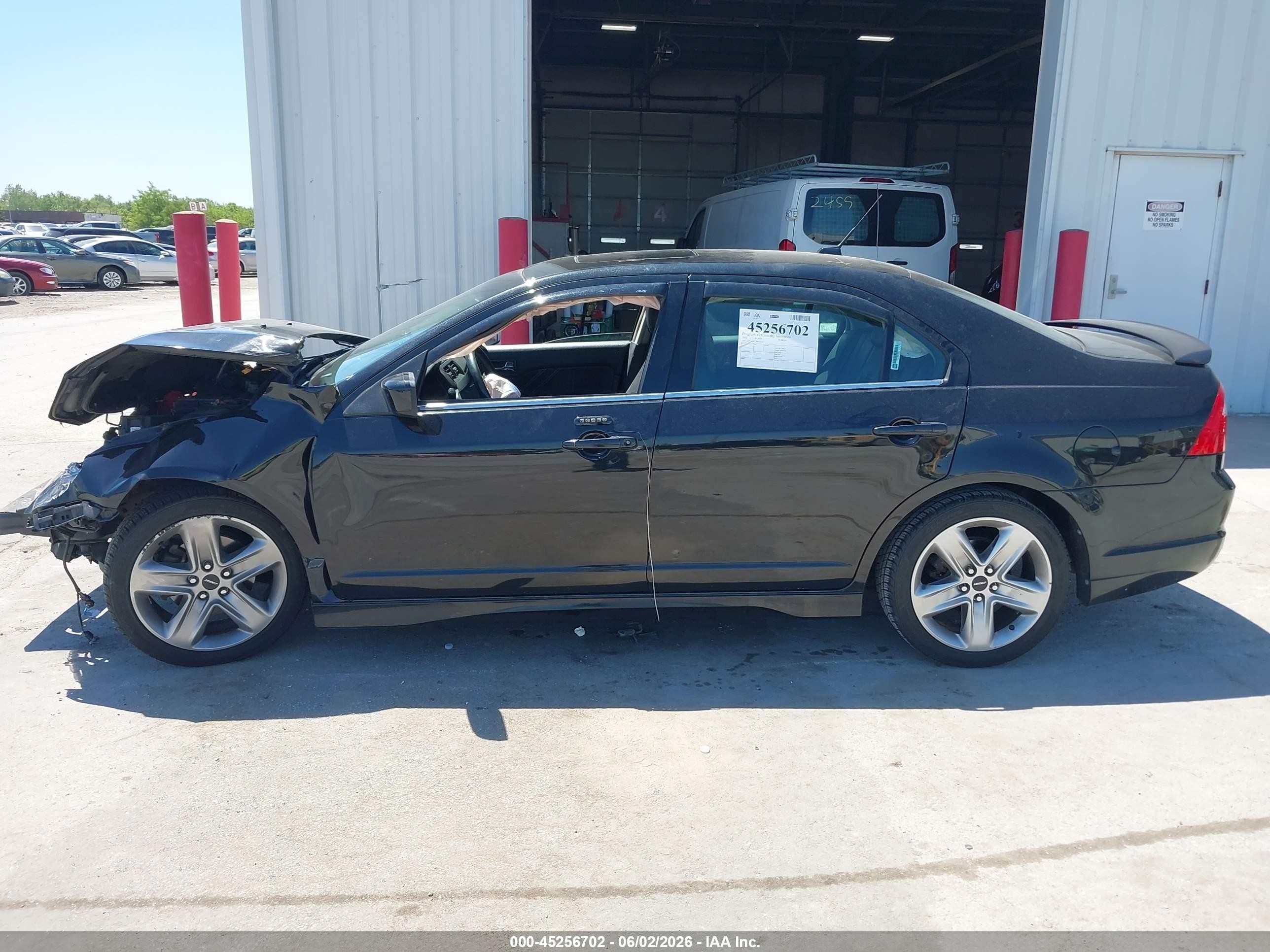 2011 Ford Fusion Sport Black vin: 3FAHP0KC3BR296243