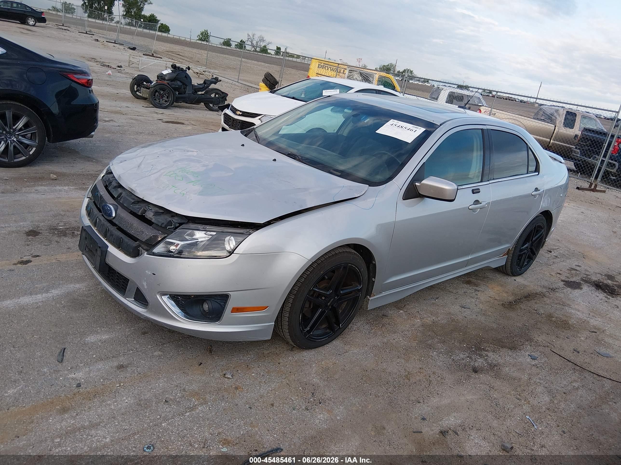 2010 Ford Fusion Sport Silver vin: 3FAHP0KC4AR147502