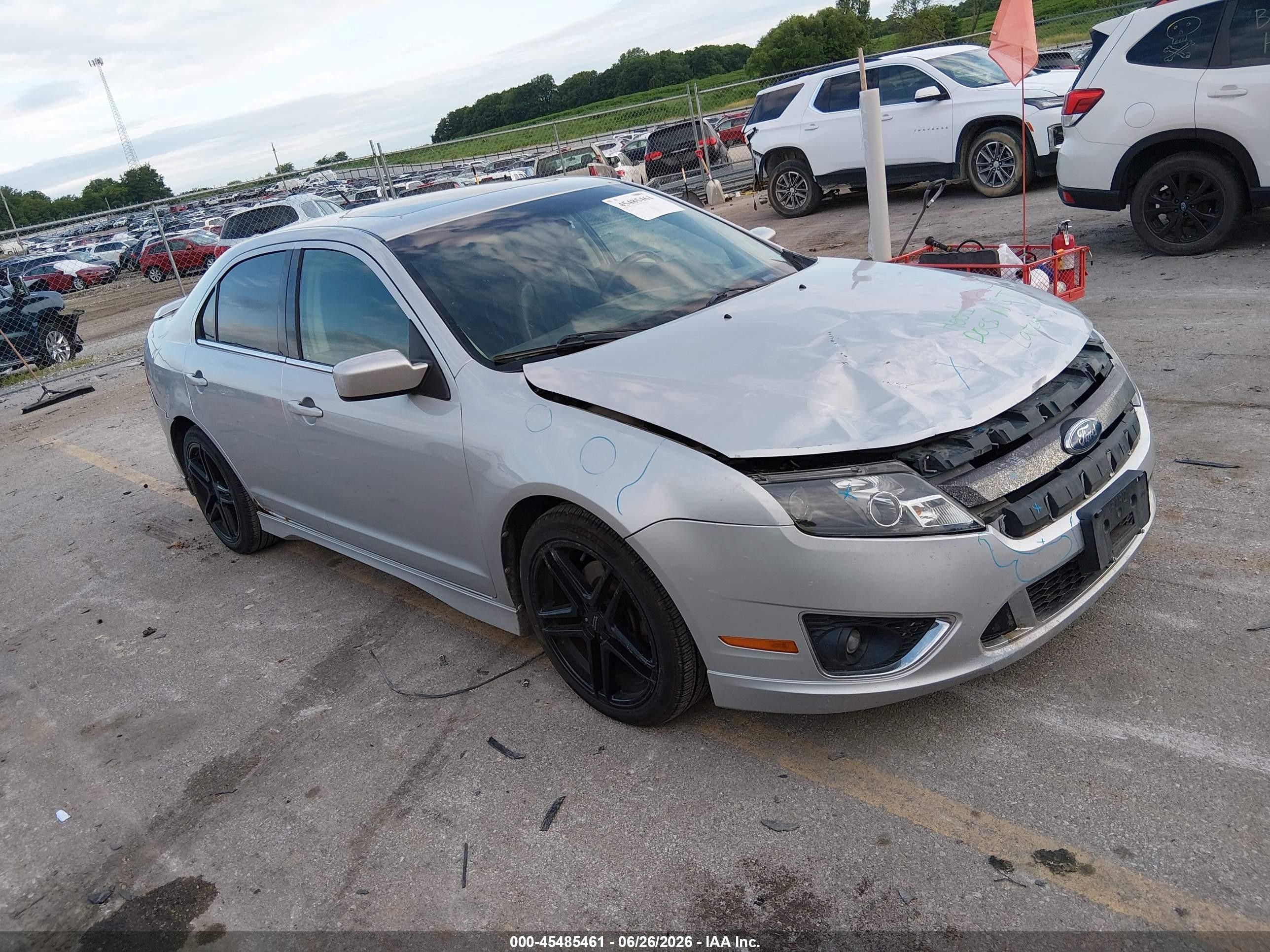 2010 Ford Fusion Sport Silver vin: 3FAHP0KC4AR147502