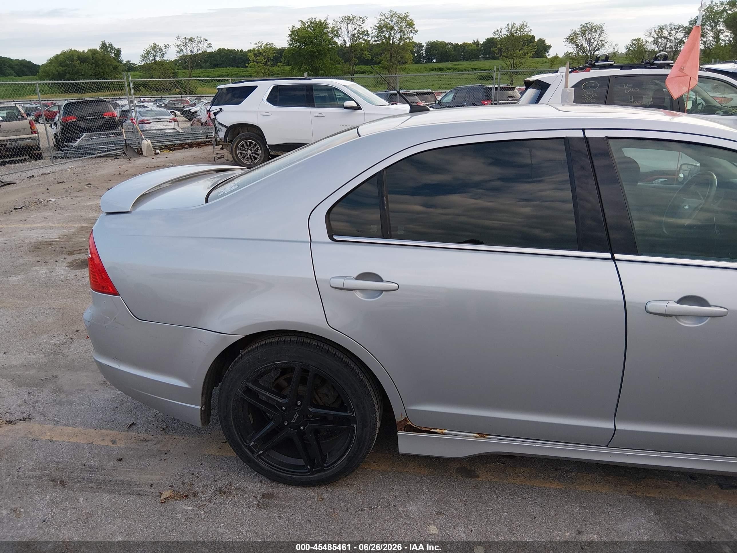 2010 Ford Fusion Sport Silver vin: 3FAHP0KC4AR147502