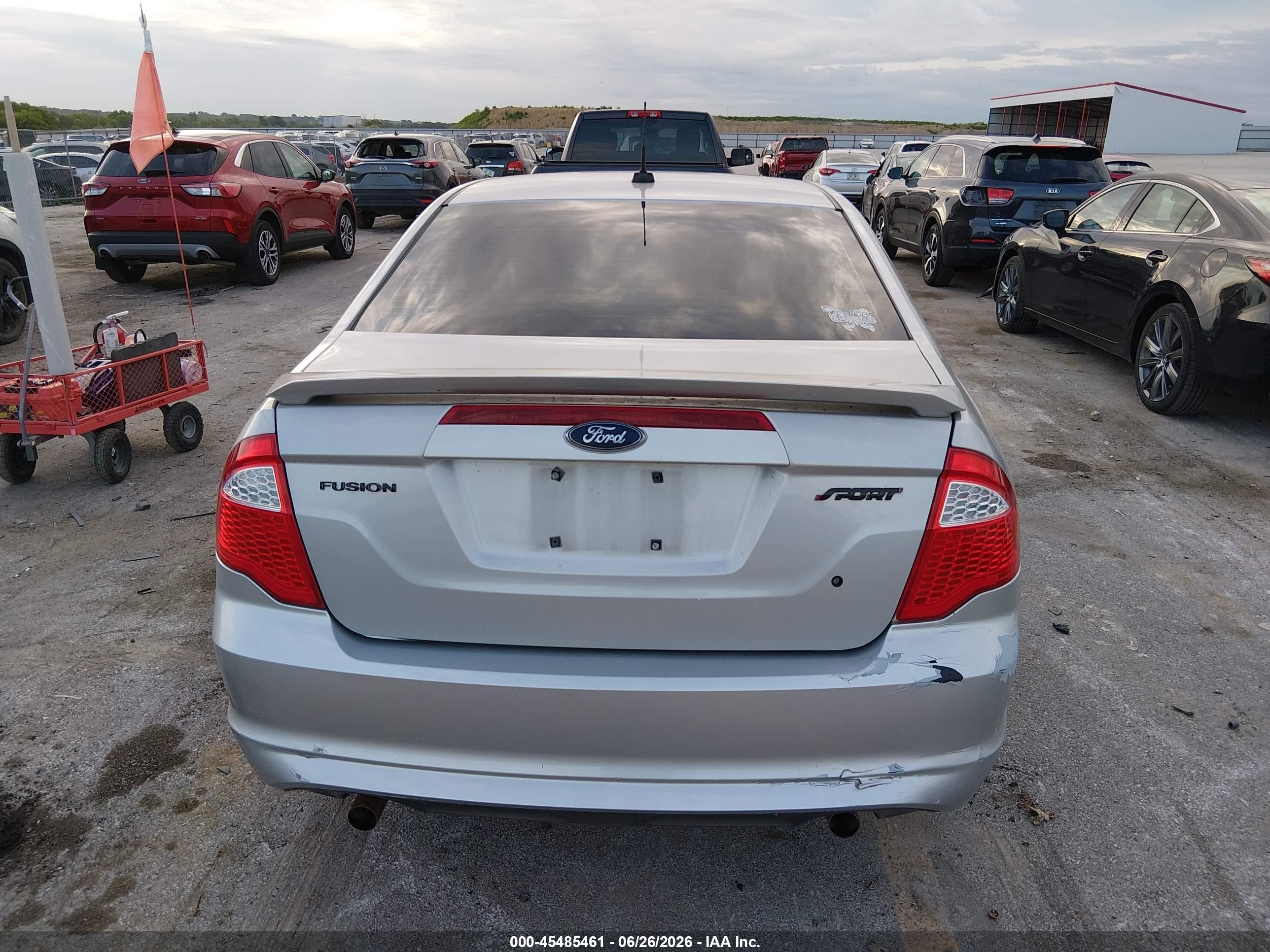 2010 Ford Fusion Sport Silver vin: 3FAHP0KC4AR147502