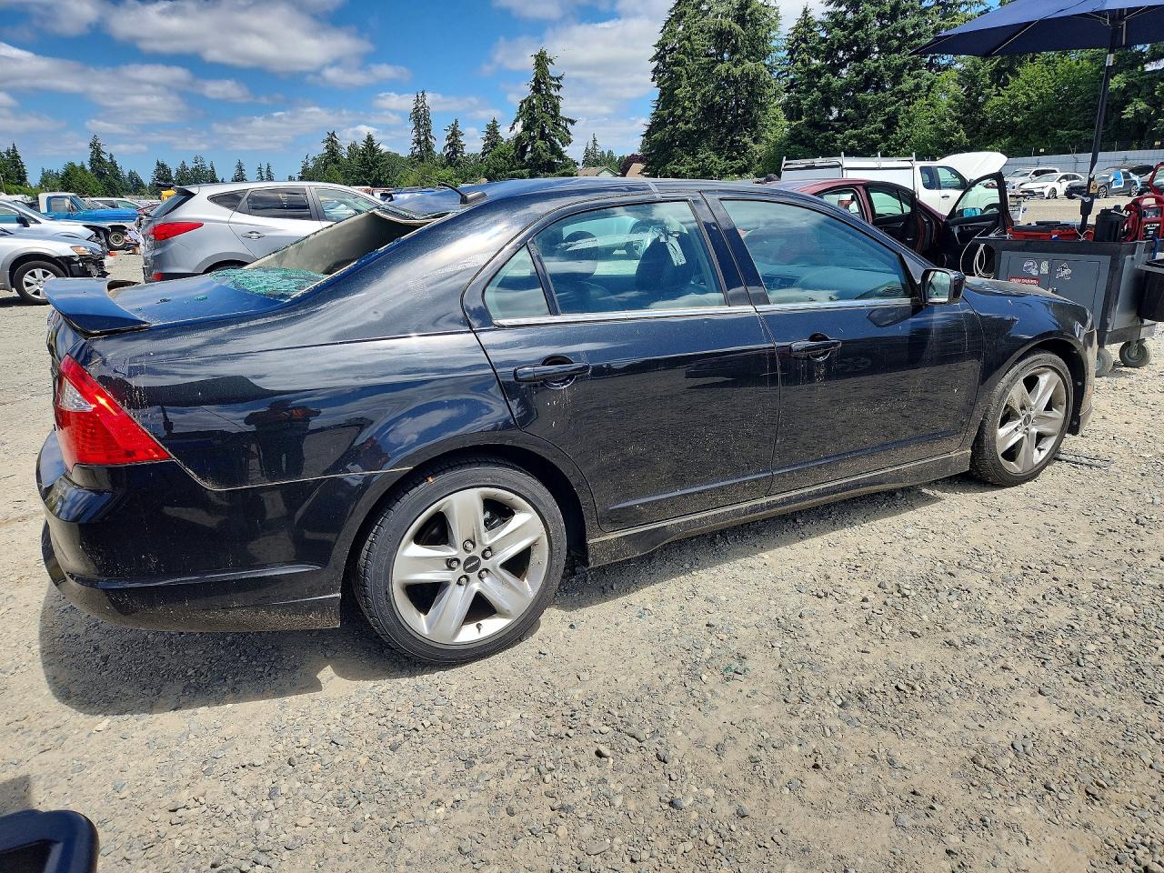 2010 Ford Focus Sport Black vin: 3FAHP0KC4AR239001