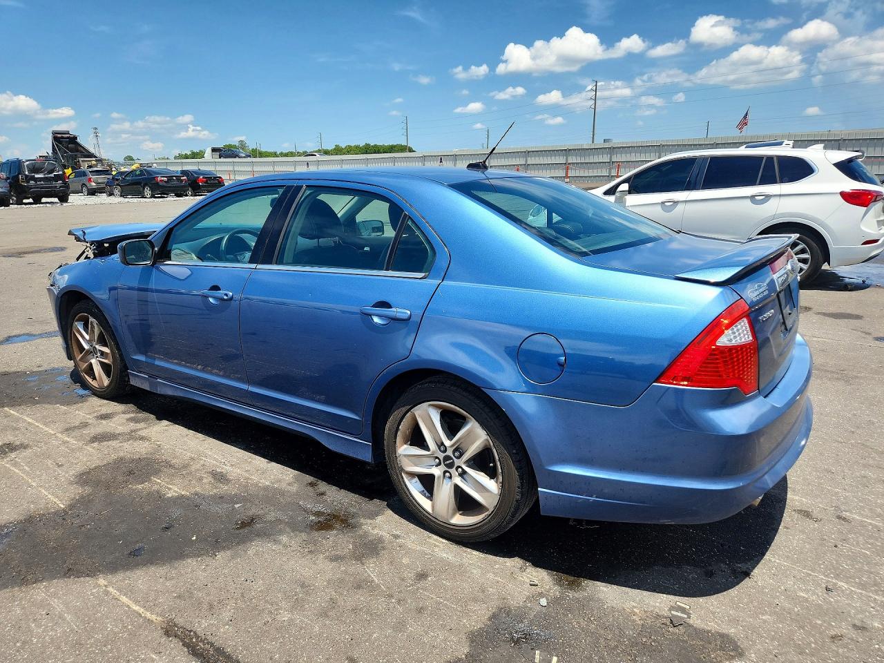 2010 Ford Fusion Sport Blue vin: 3FAHP0KC4AR341690