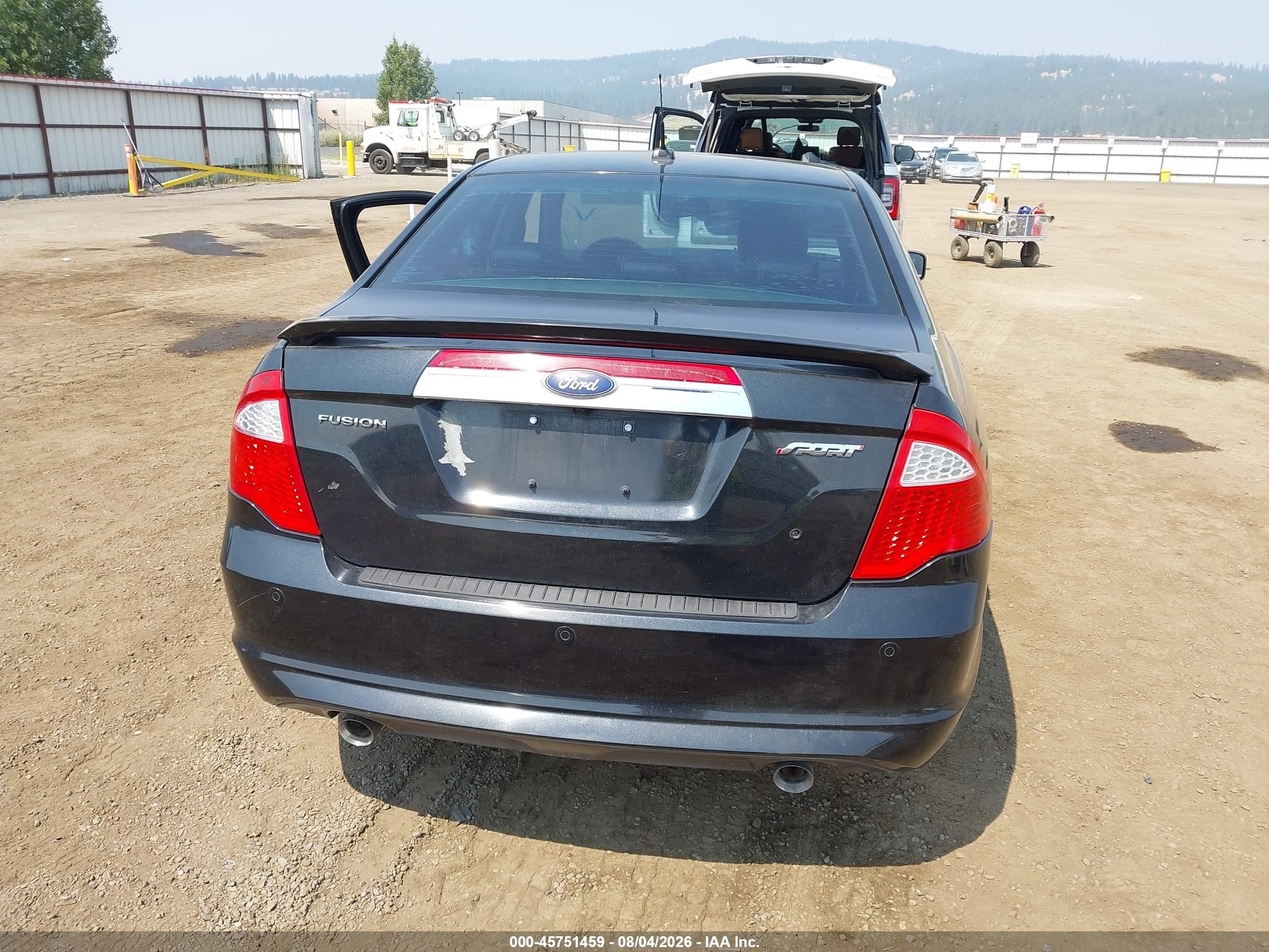 2010 Ford Fusion Sport Black vin: 3FAHP0KC4AR417375