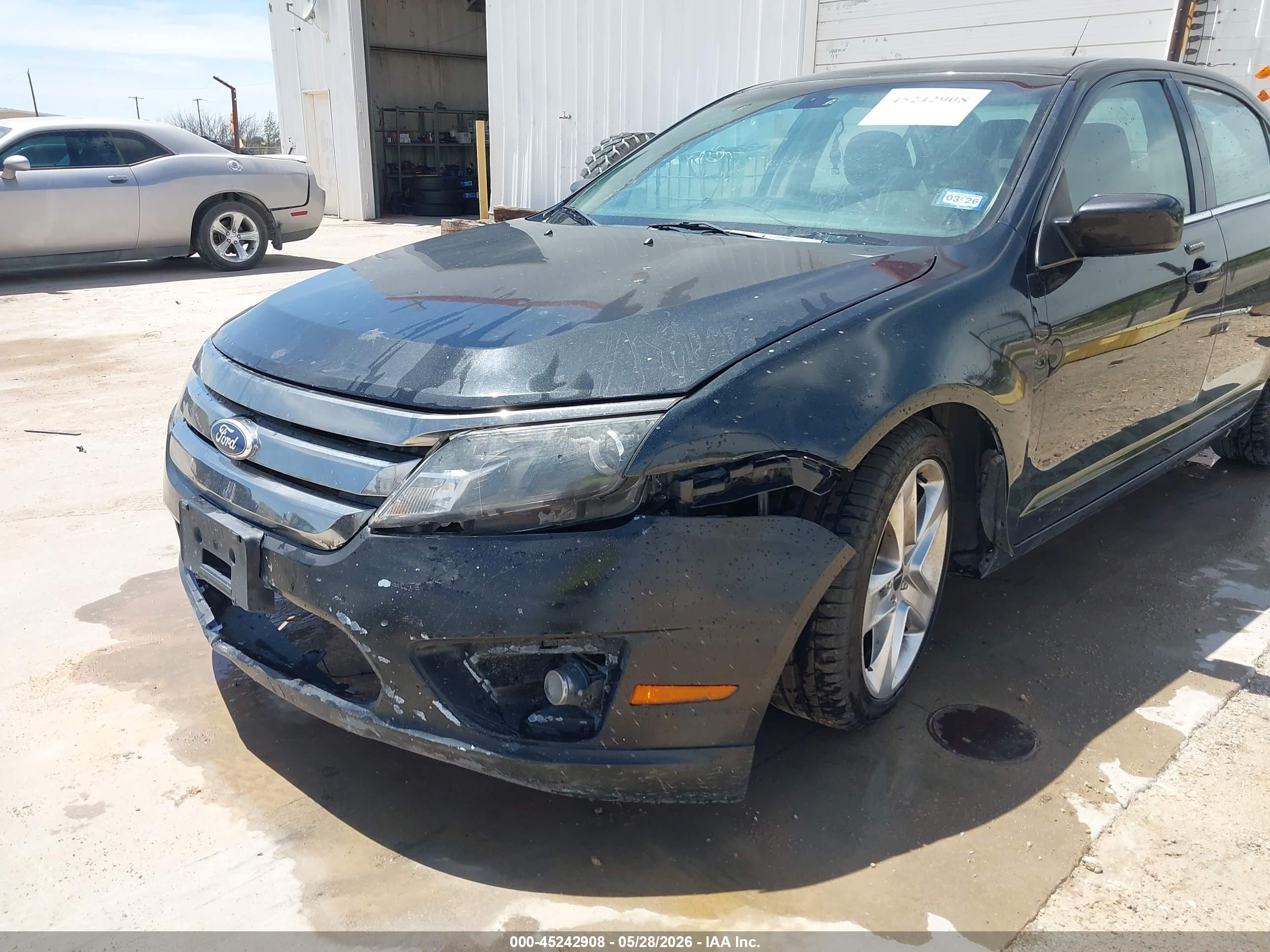 2011 Ford Fusion Sport Black vin: 3FAHP0KC4BR143953