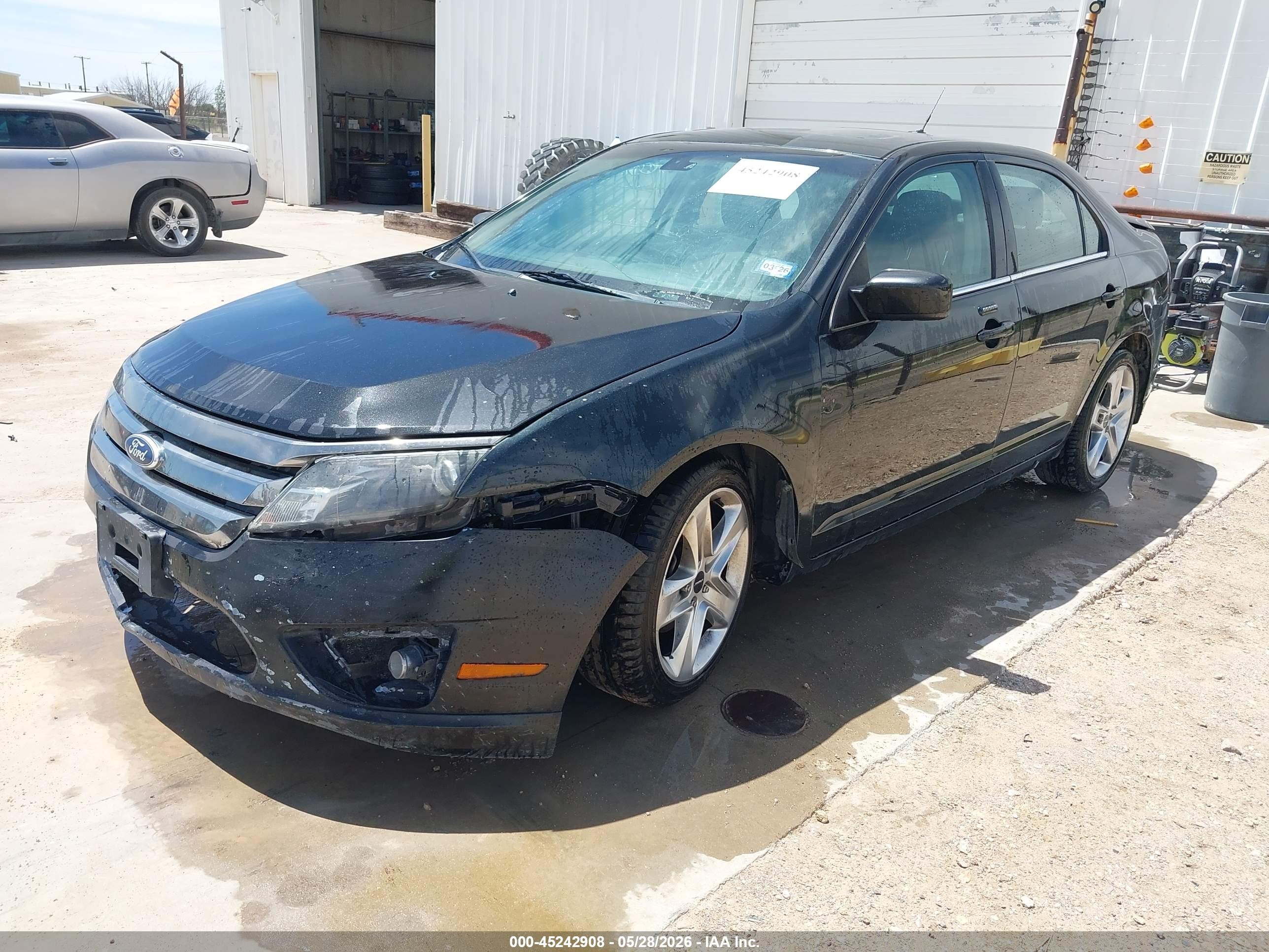 2011 Ford Fusion Sport Black vin: 3FAHP0KC4BR143953