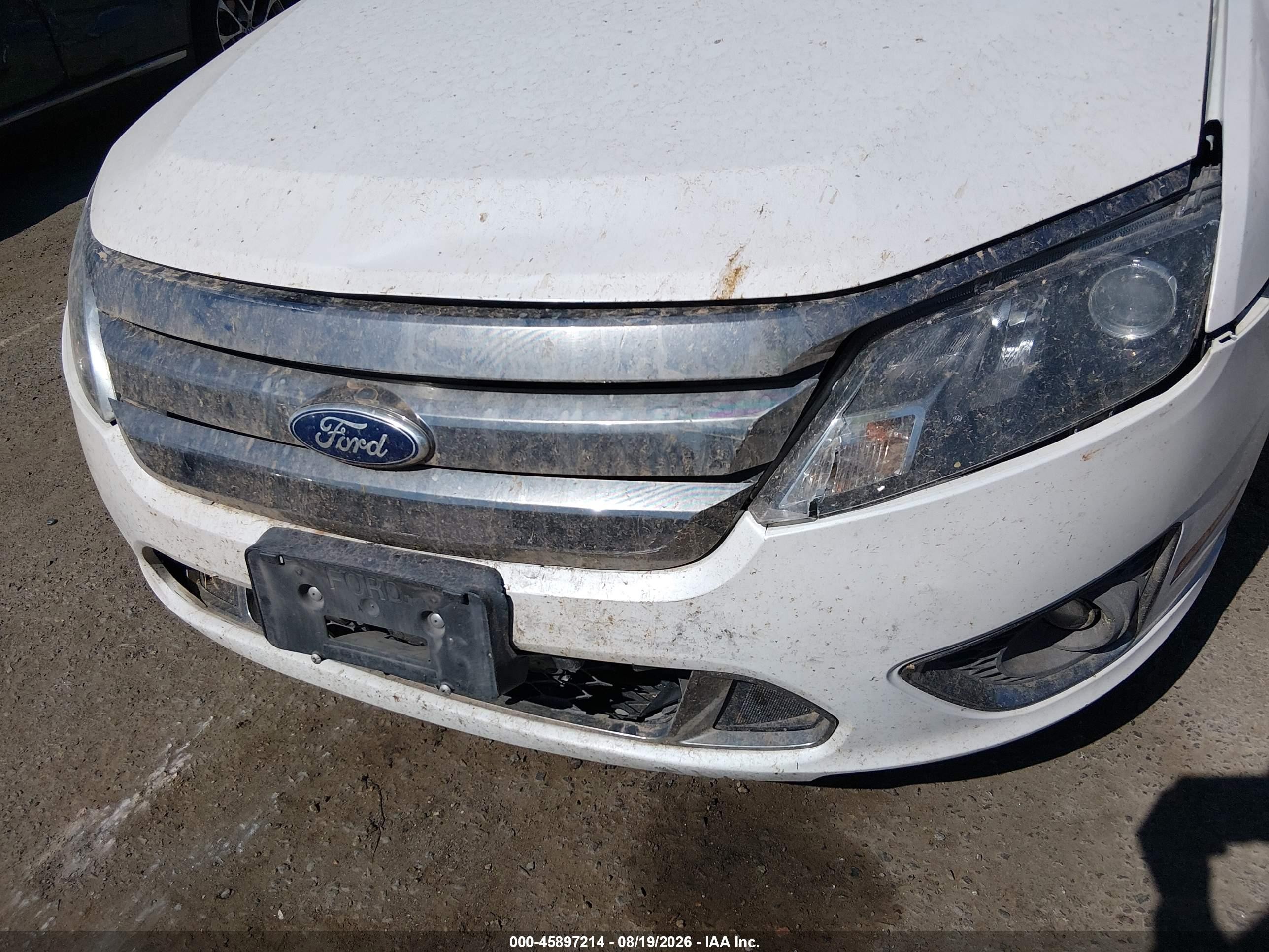 2011 Ford Fusion Sport White vin: 3FAHP0KC4BR184695