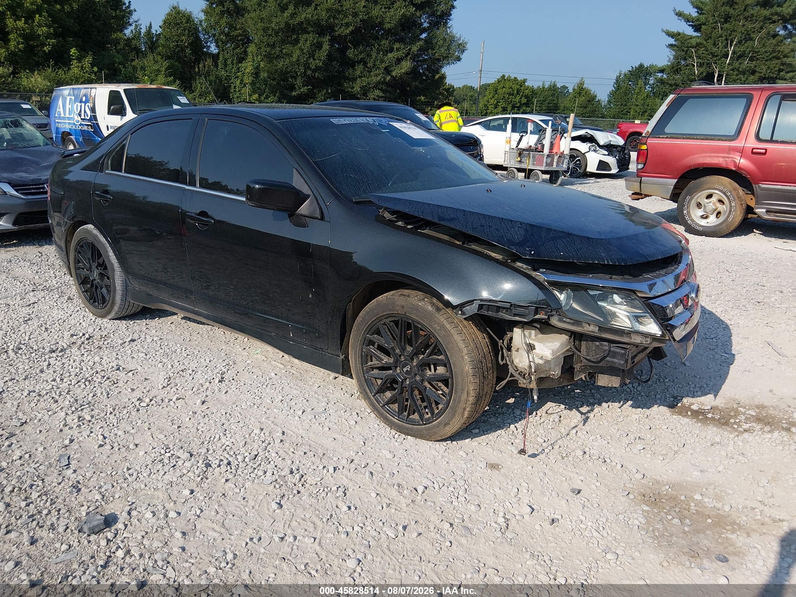 2011 Ford Fusion Sport Black vin: 3FAHP0KC4BR314524