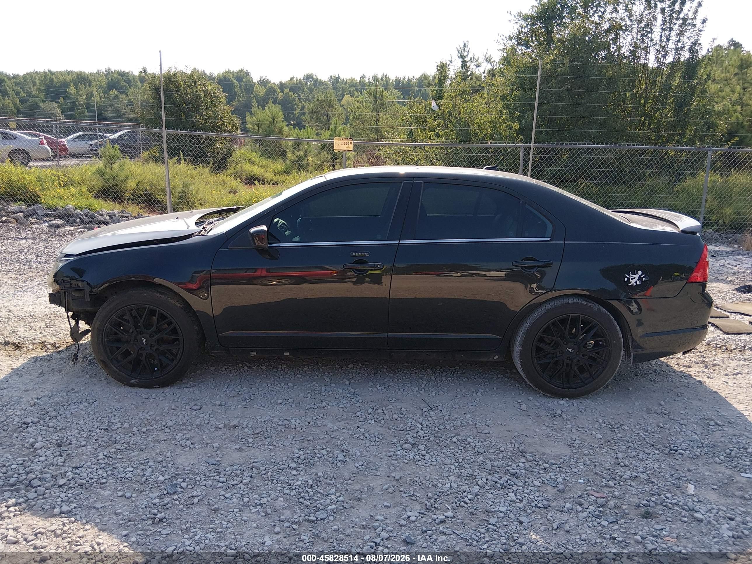 2011 Ford Fusion Sport Черный vin: 3FAHP0KC4BR314524