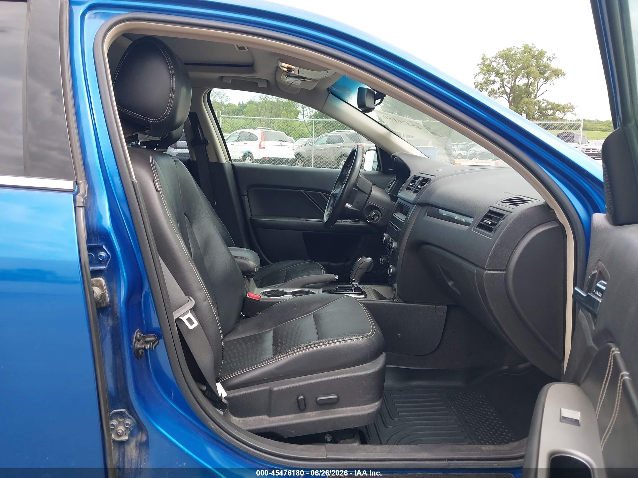 2012 Ford Fusion Sport Blue vin: 3FAHP0KC4CR264354
