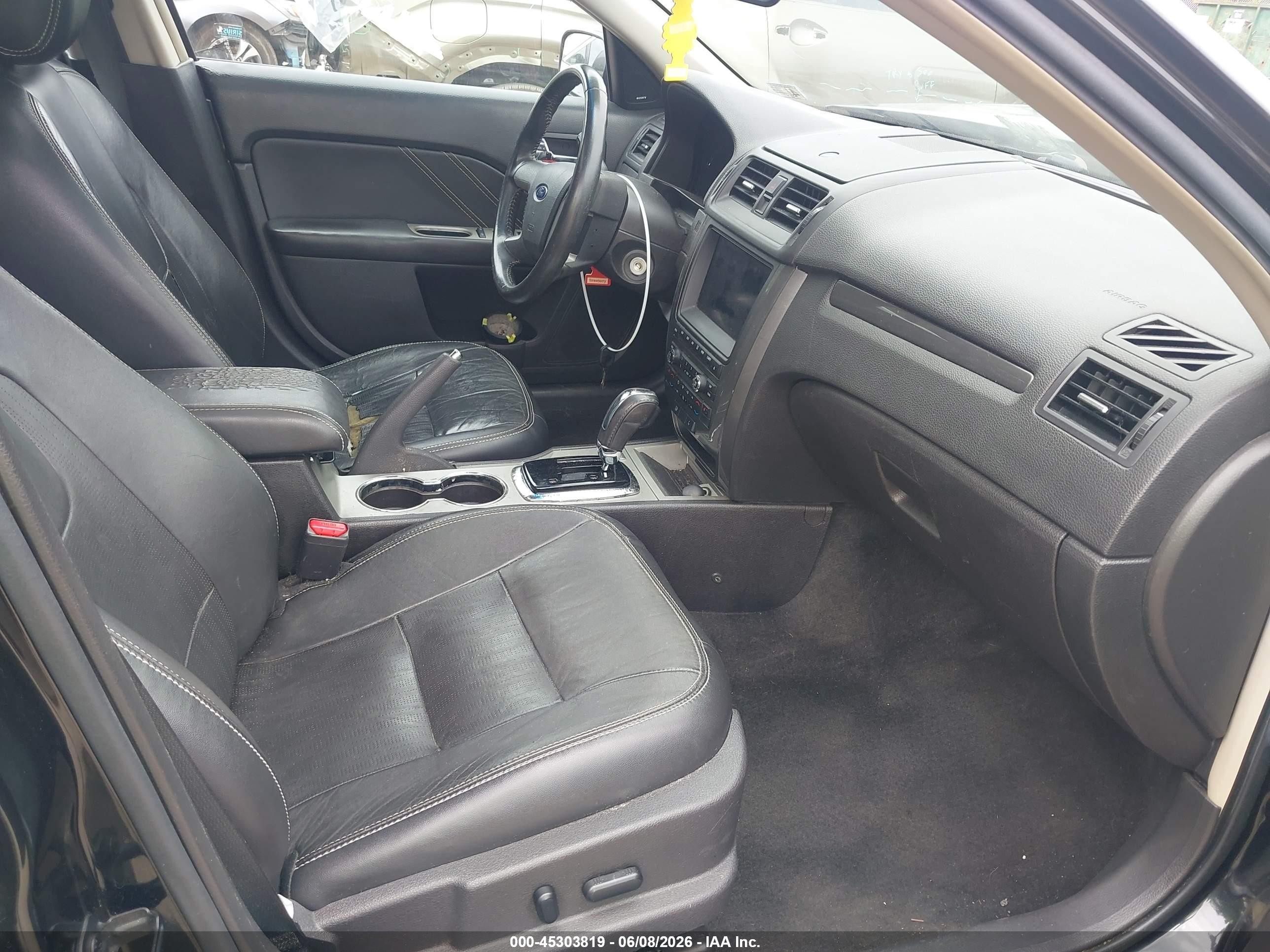 2012 Ford Fusion Sport Black vin: 3FAHP0KC4CR331146