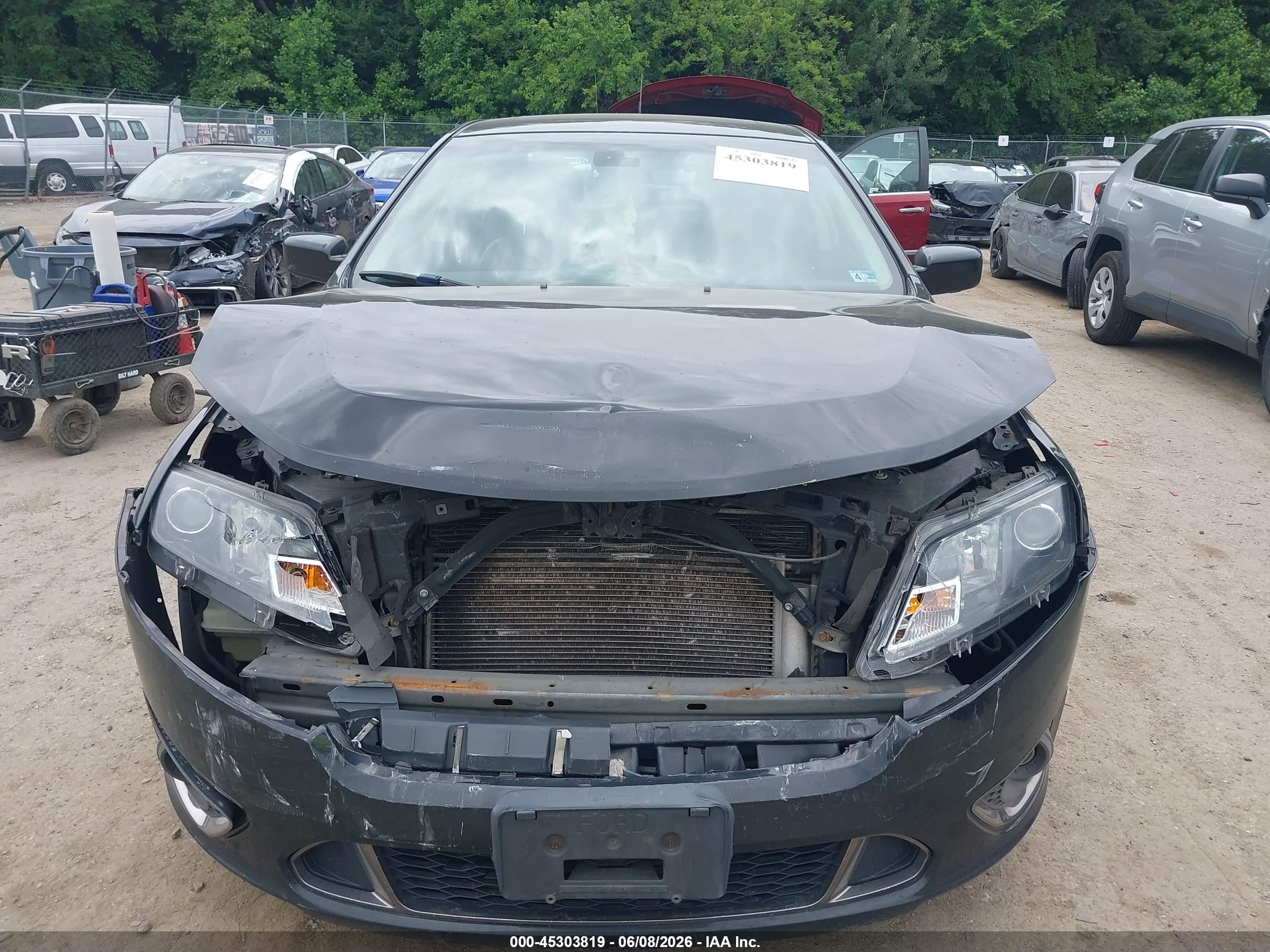 2012 Ford Fusion Sport Black vin: 3FAHP0KC4CR331146