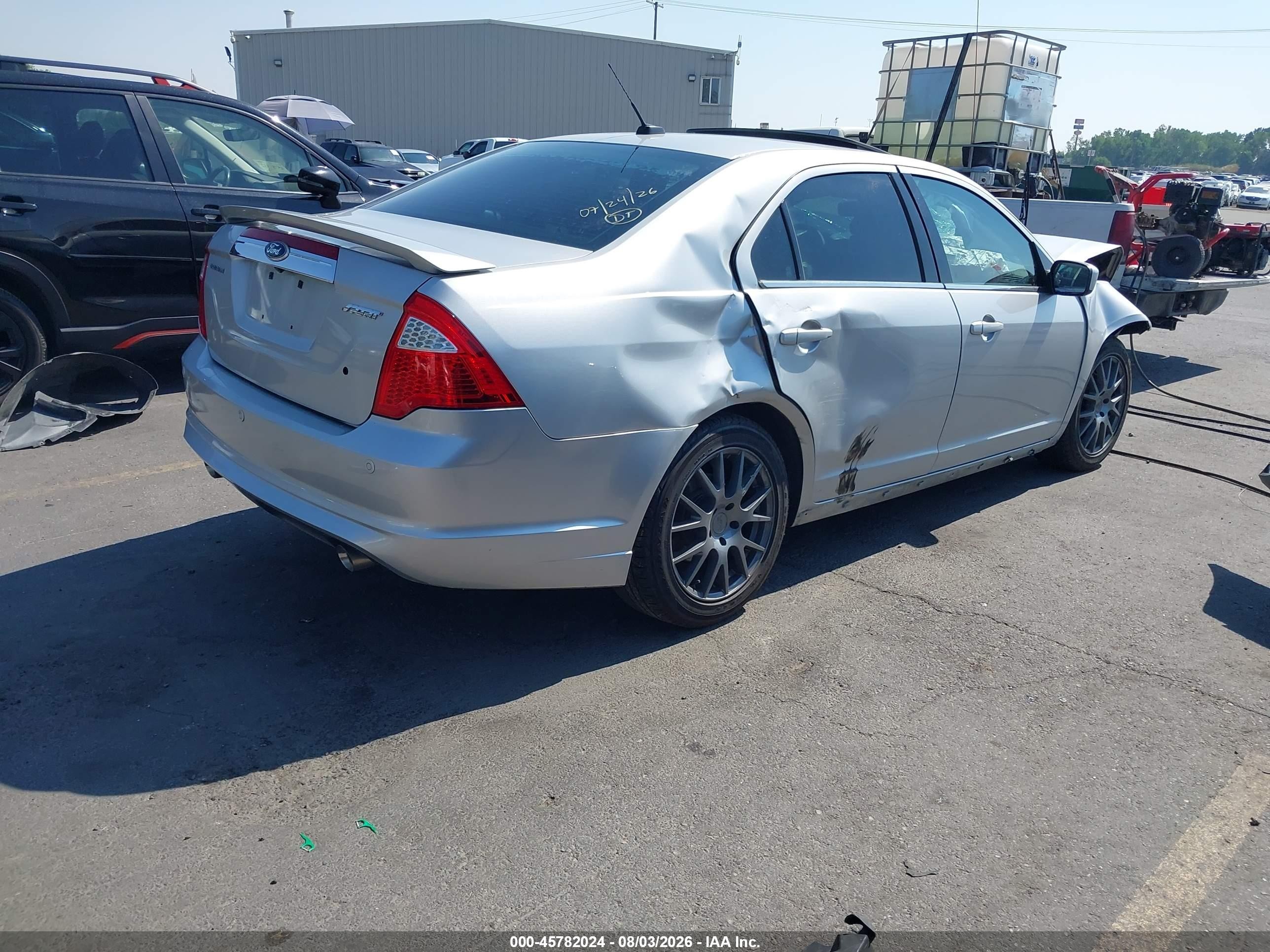 2010 Ford Fusion Sport Silver vin: 3FAHP0KC5AR429115