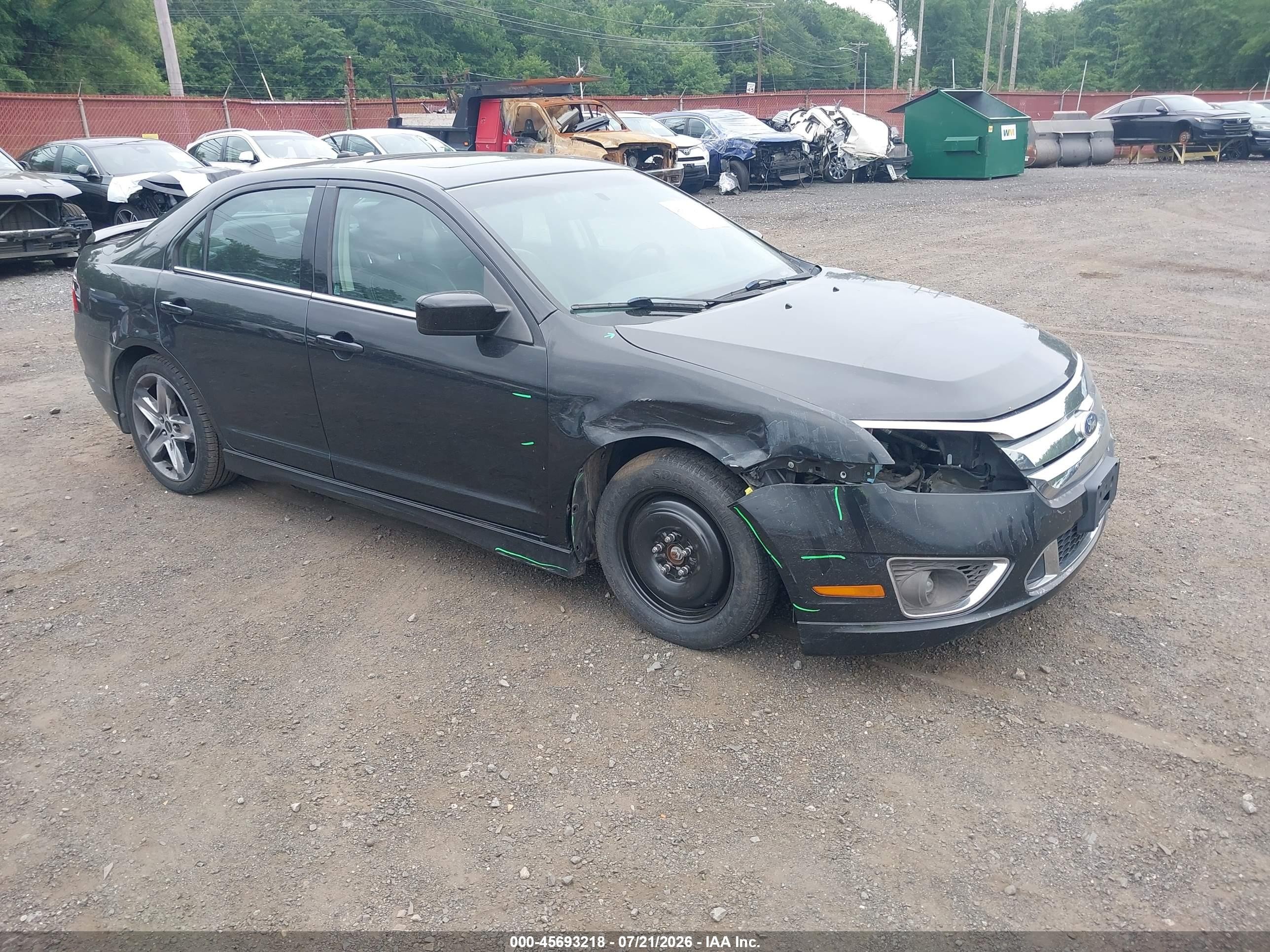 2010 Ford Fusion Sport Black vin: 3FAHP0KC6AR408306