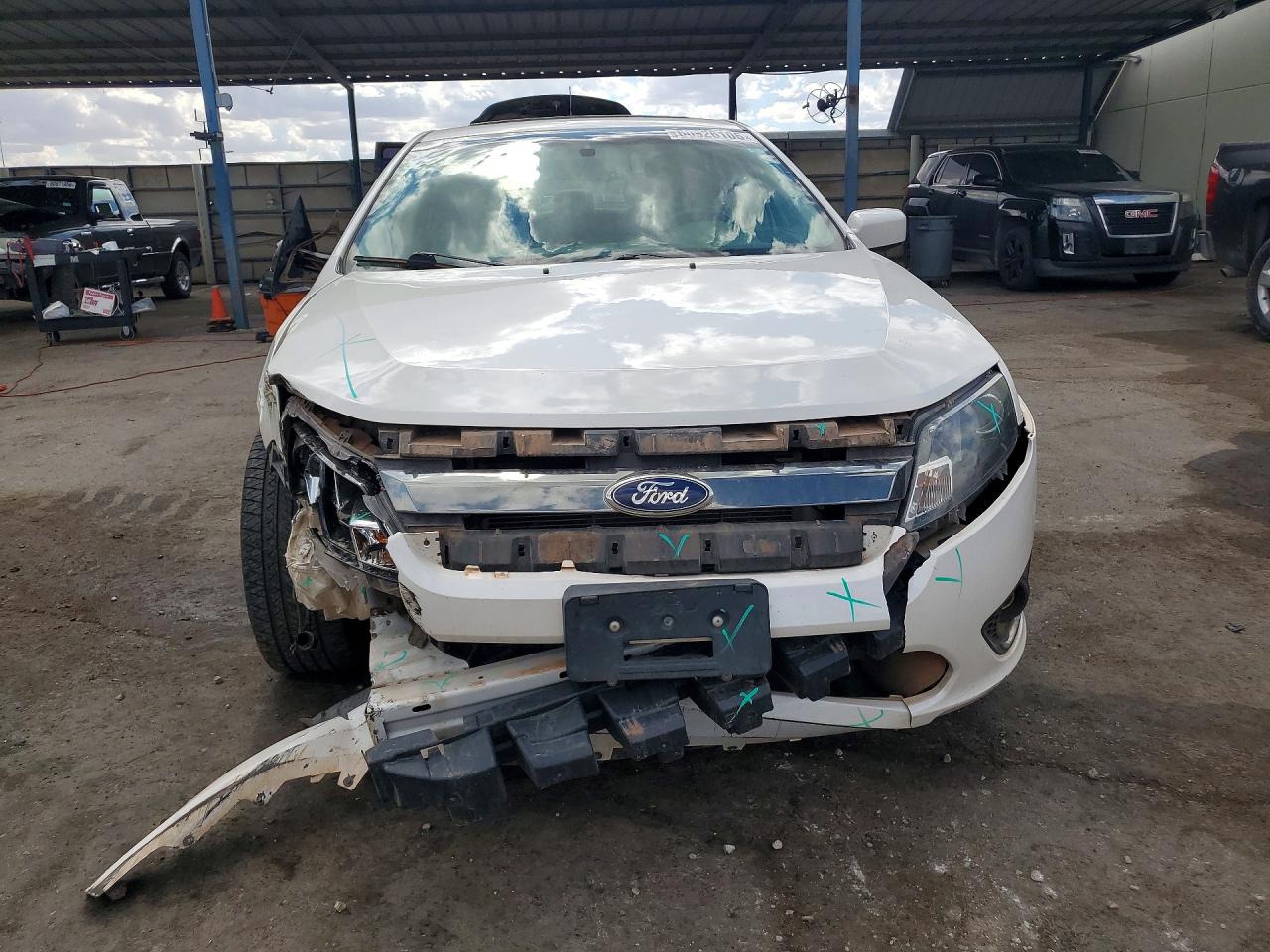 2012 Ford Fusion Sport White vin: 3FAHP0KC6CR169844