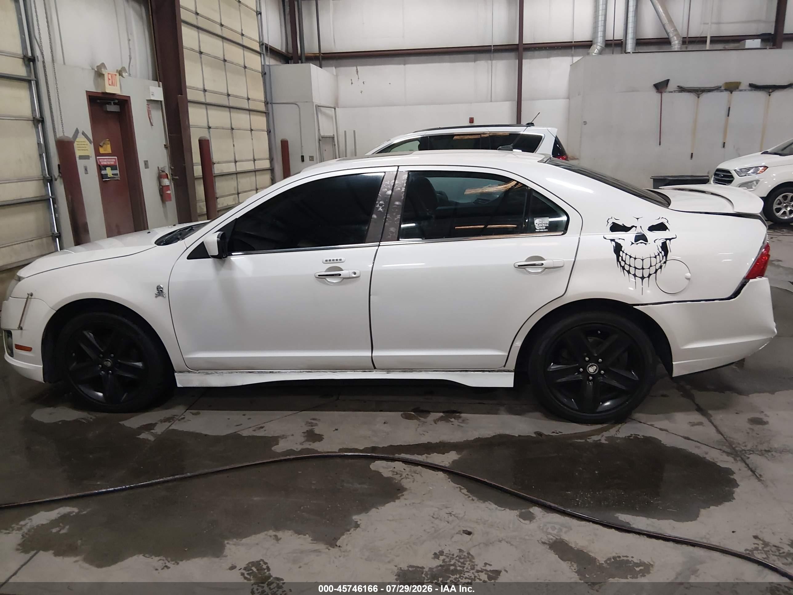 2012 Ford Fusion Sport White vin: 3FAHP0KC6CR193321