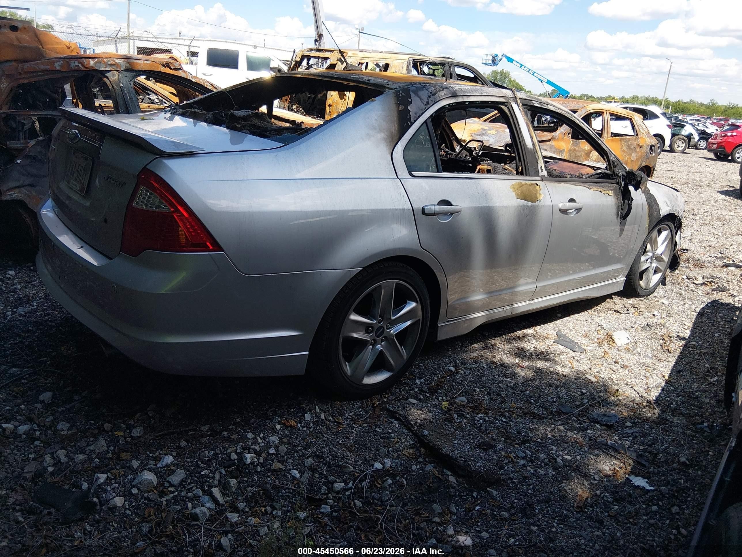 2012 Ford Fusion Sport Silver vin: 3FAHP0KC6CR244994
