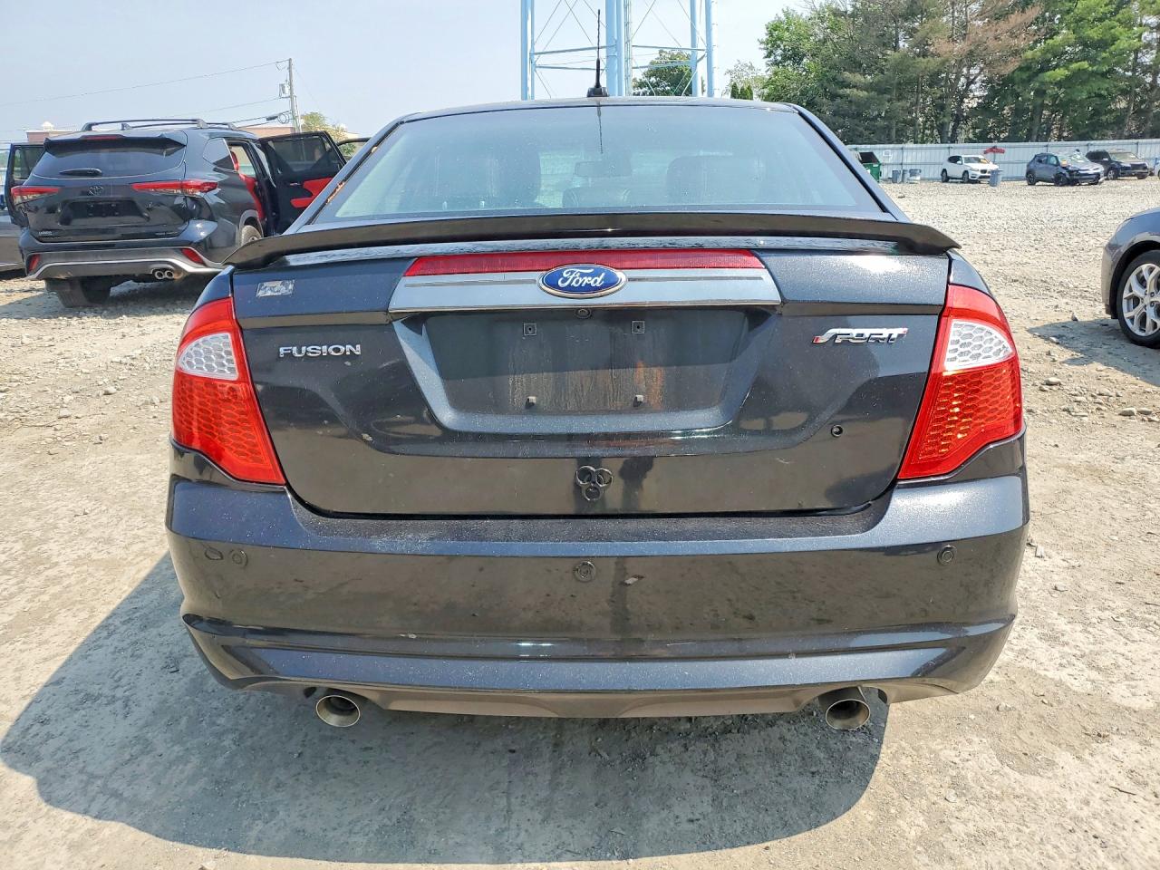 2012 Ford Fusion Sport Черный vin: 3FAHP0KC6CR326580